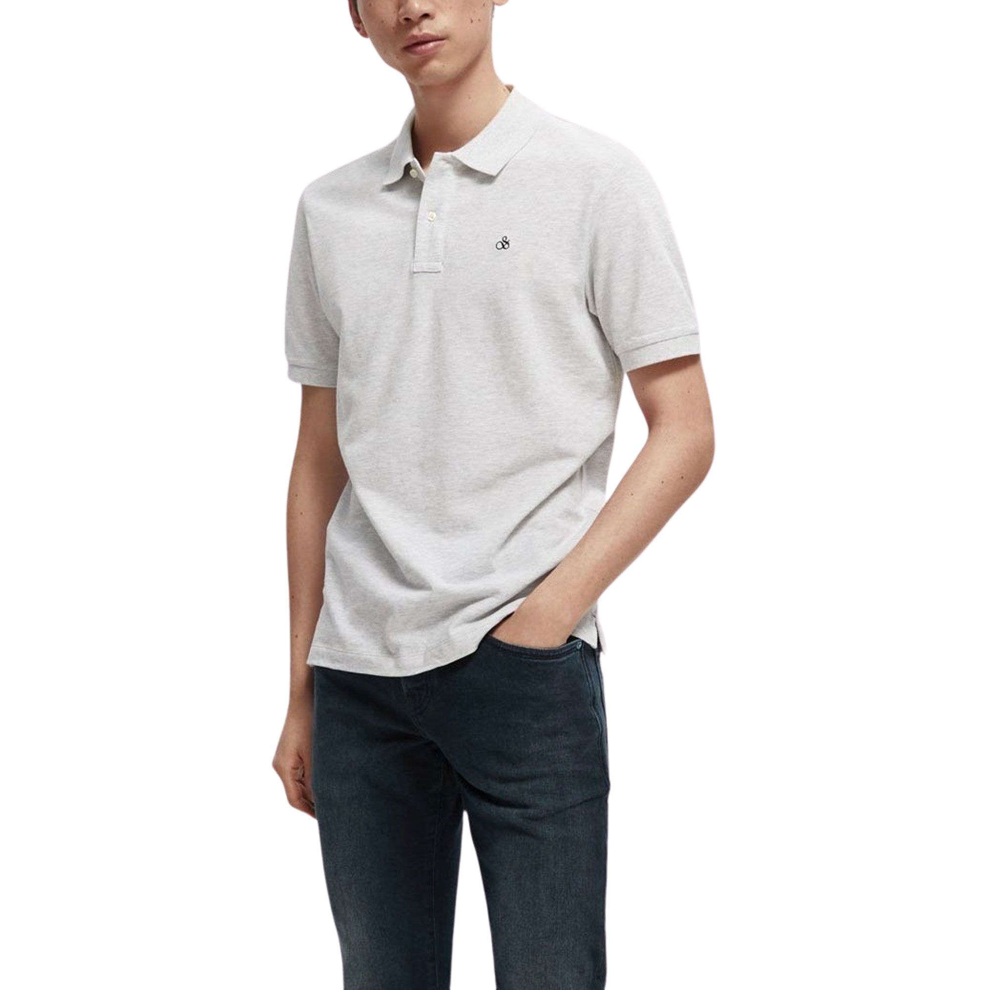 Scotch & Soda Essentials Pique Polo Heren