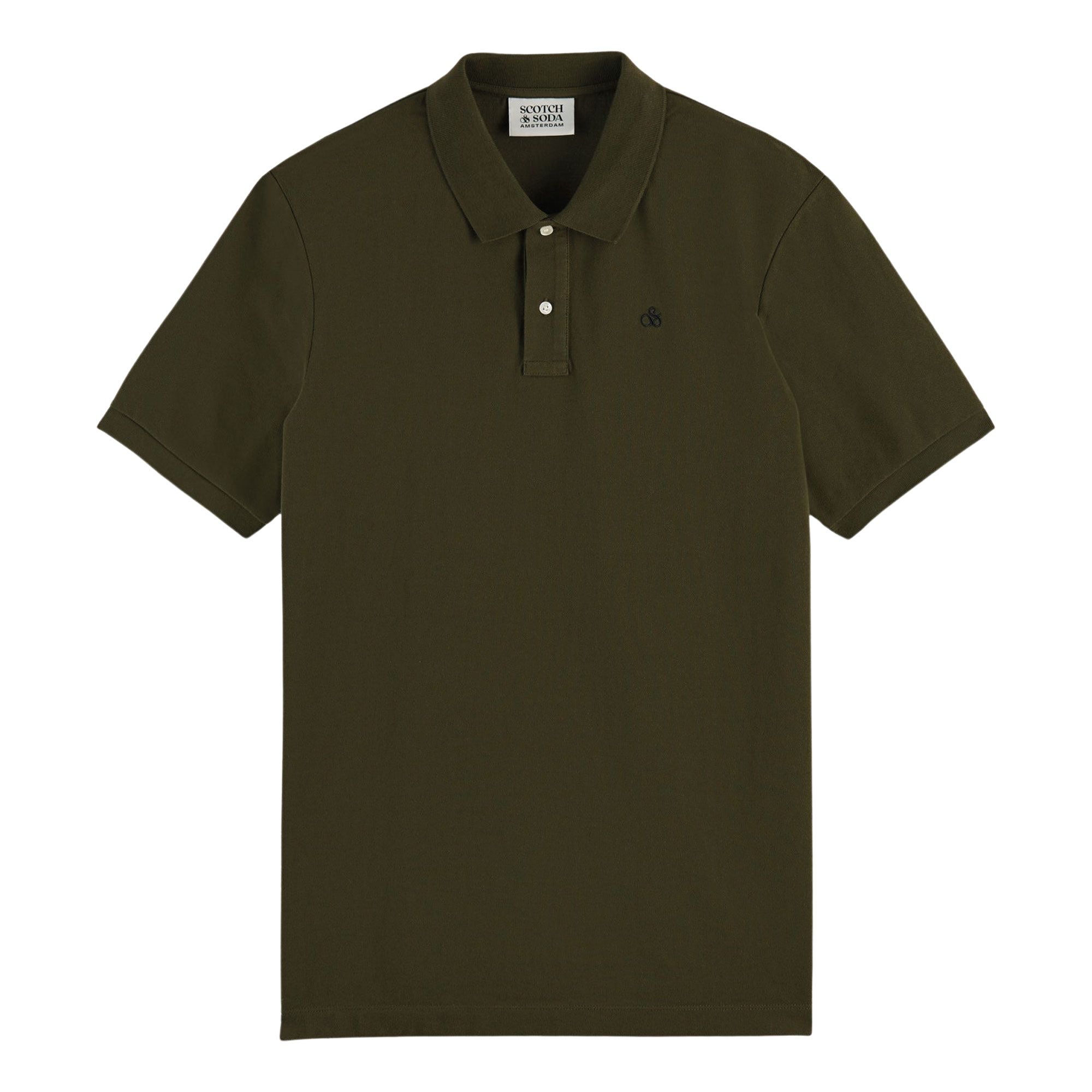 Scotch & Soda Essentials Pique Polo Heren