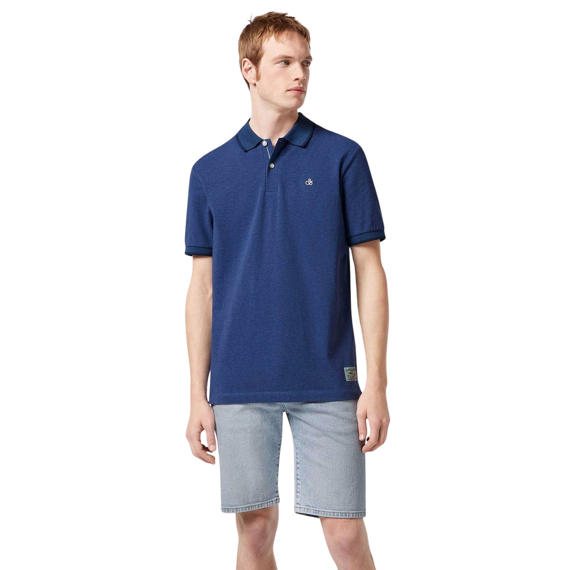 Scotch & Soda Melange Polo Heren