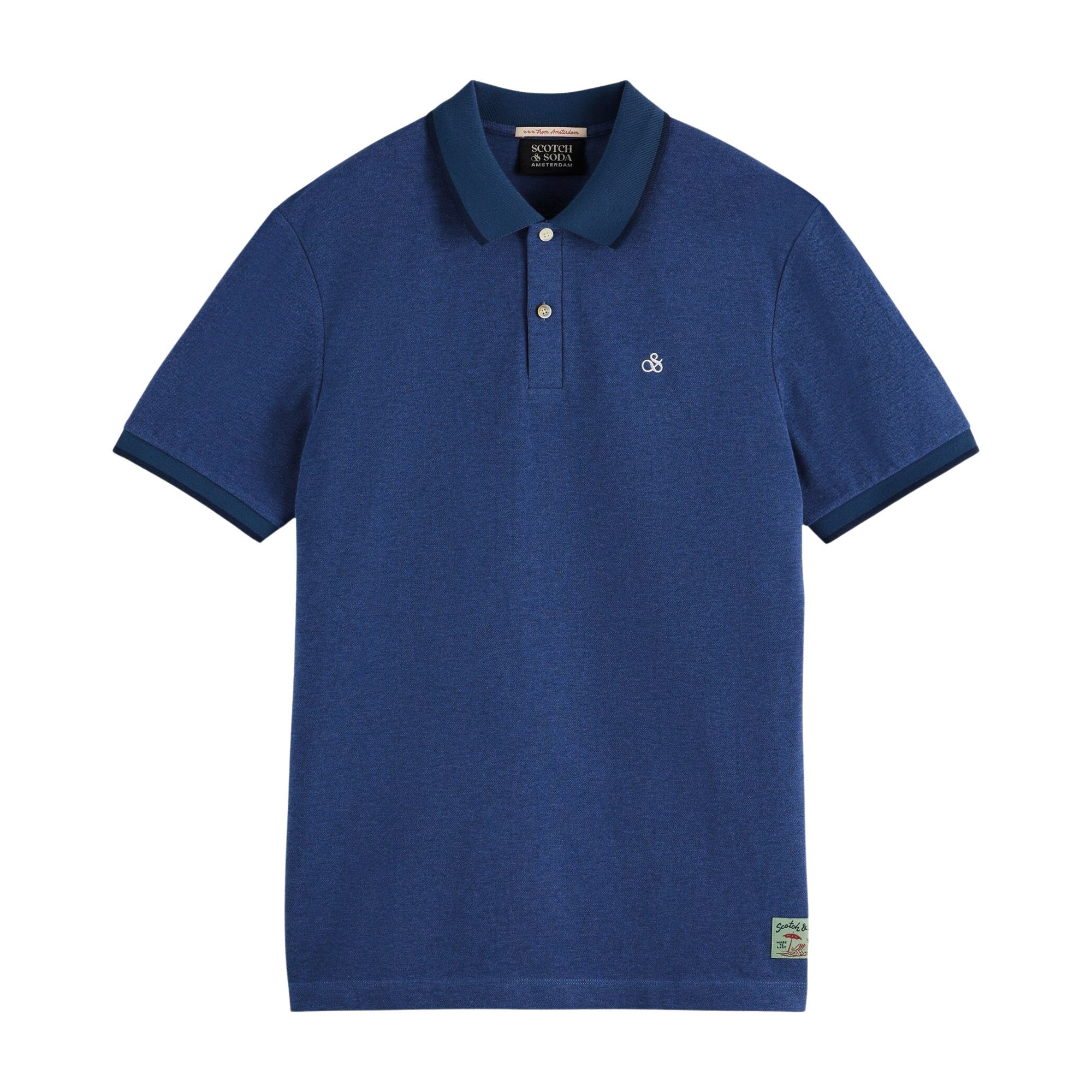 Scotch & Soda Melange Polo Heren