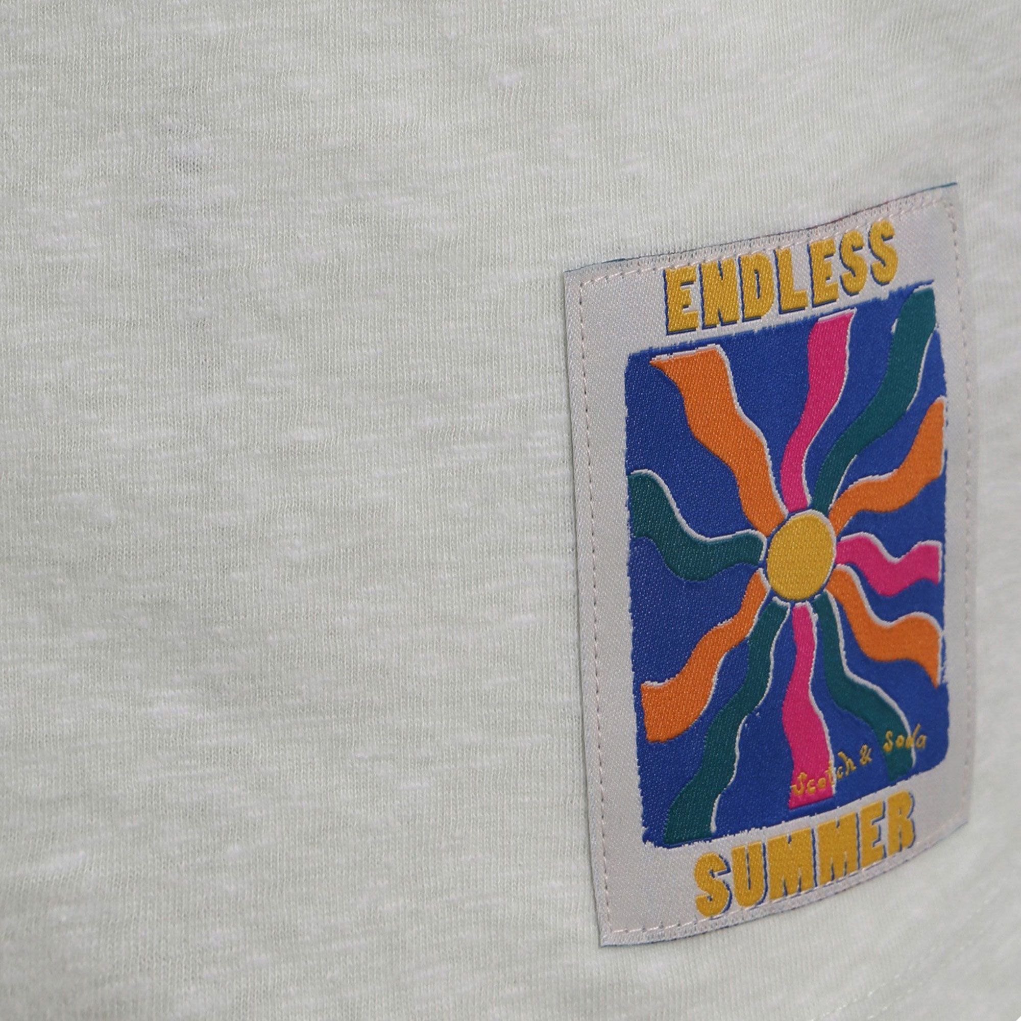 Scotch & Soda Melange Chest Label Shirt Heren