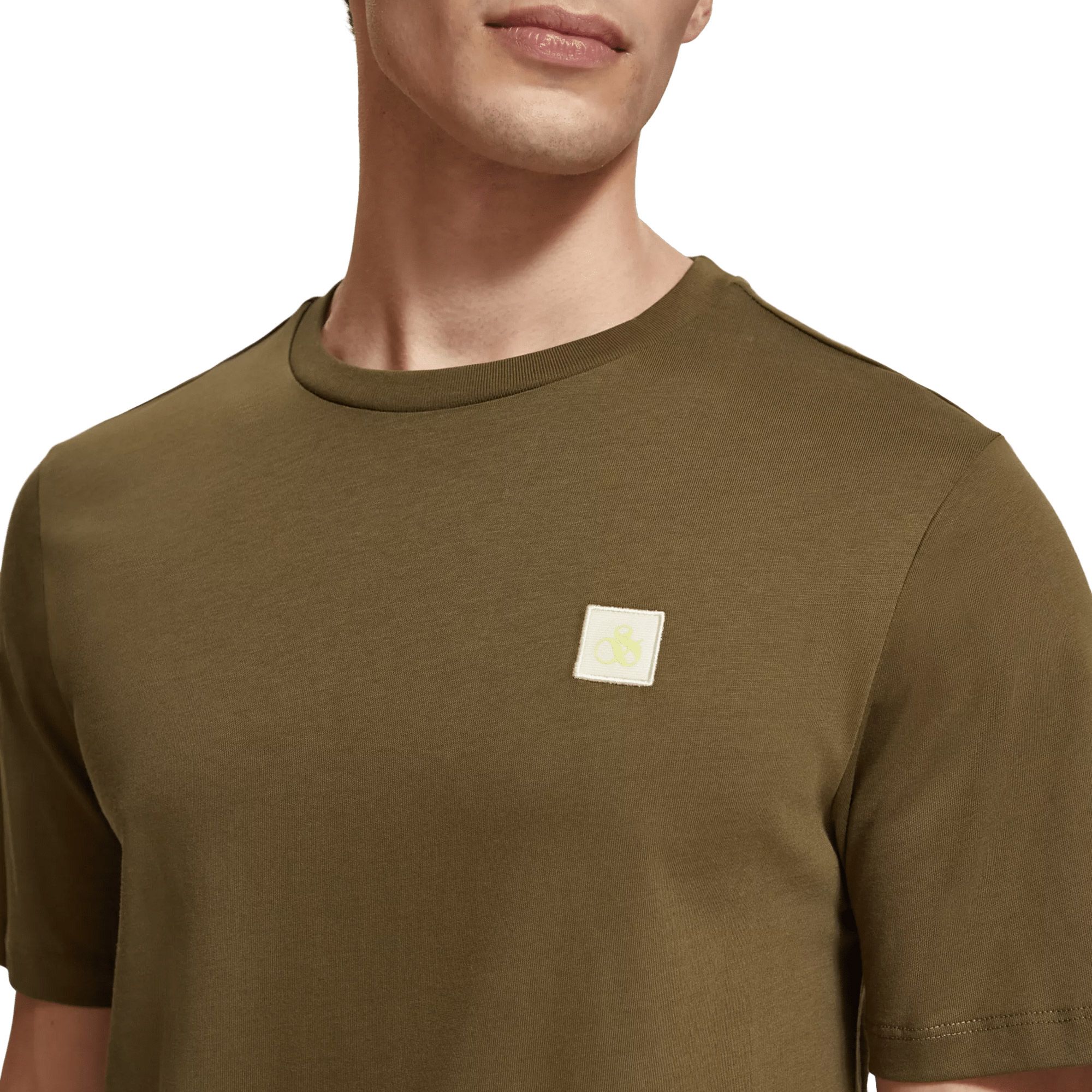 Scotch & Soda Essential Logo Badge Shirt Heren