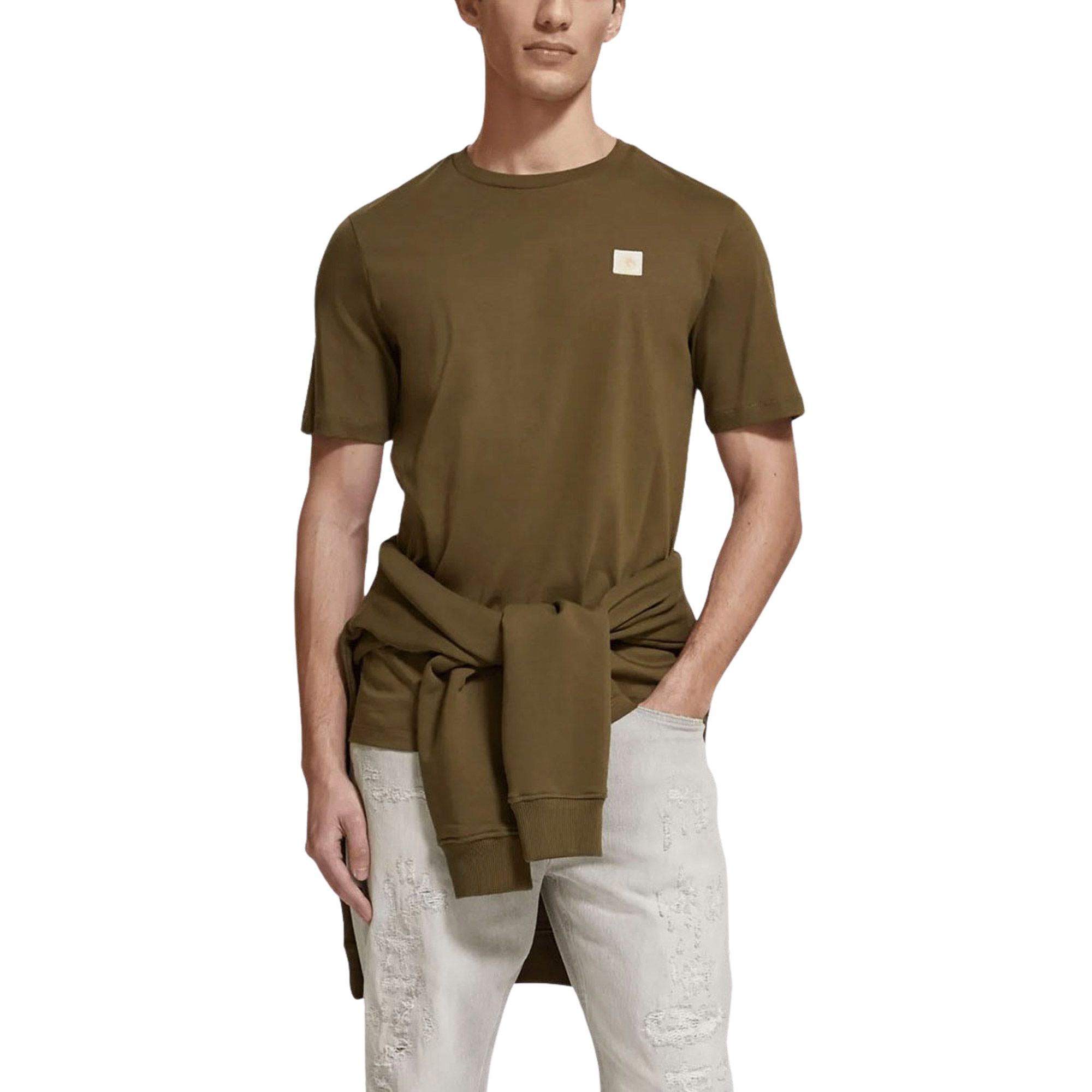 Scotch & Soda Essential Logo Badge Shirt Heren