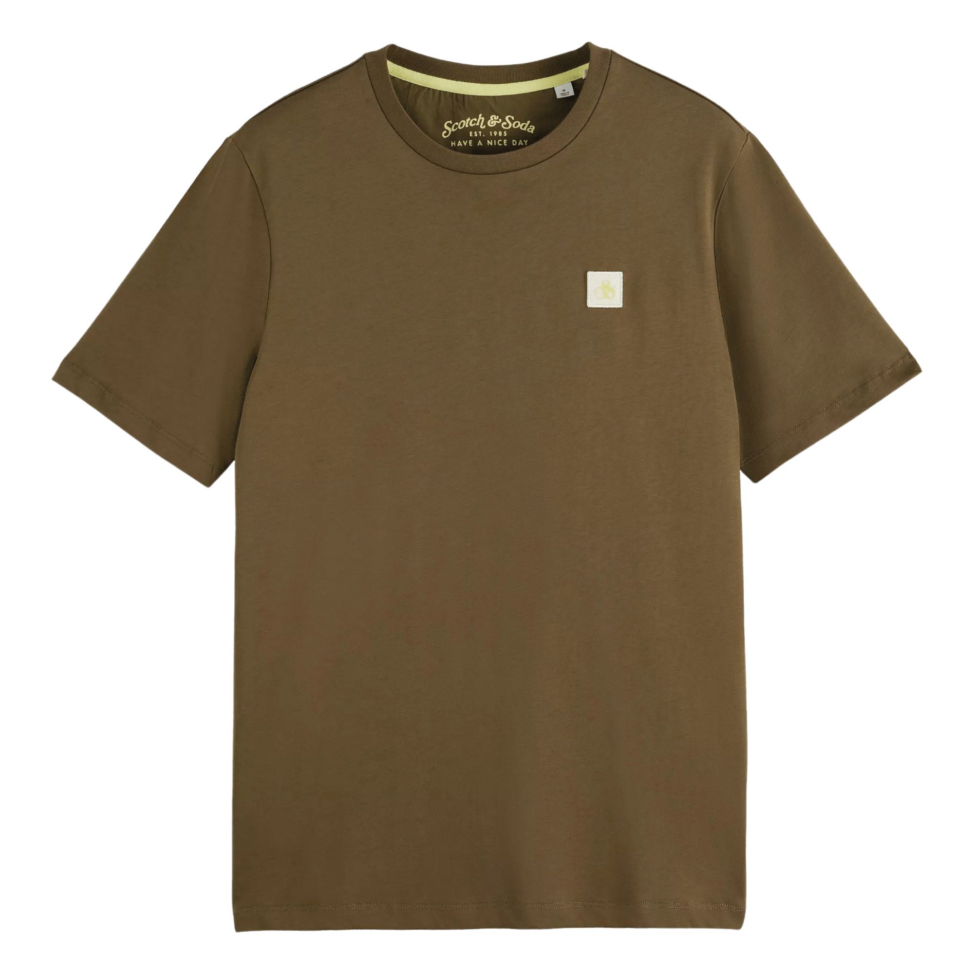 Scotch & Soda Essential Logo Badge Shirt Heren
