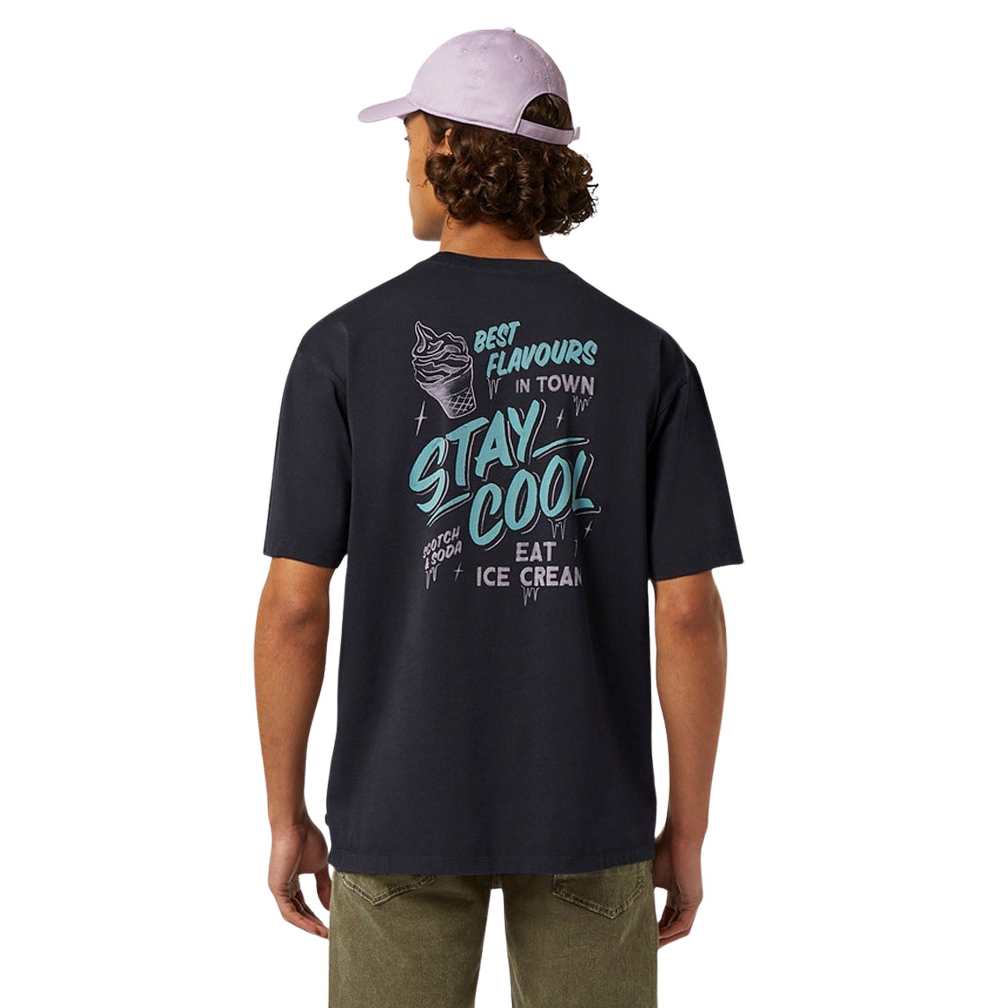 Scotch & Soda Front and Back Artwork Shirt Heren