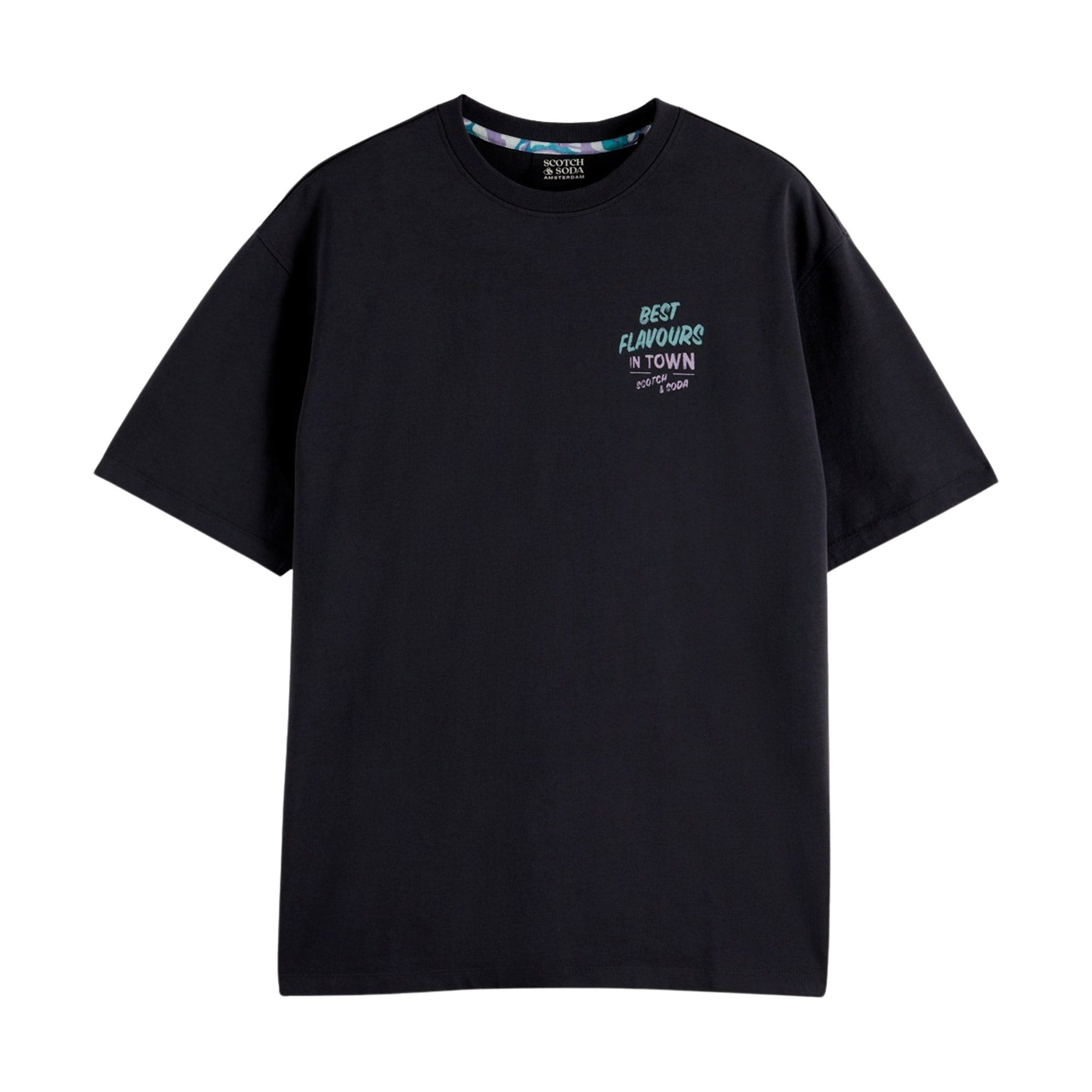Scotch & Soda Front and Back Artwork Shirt Heren