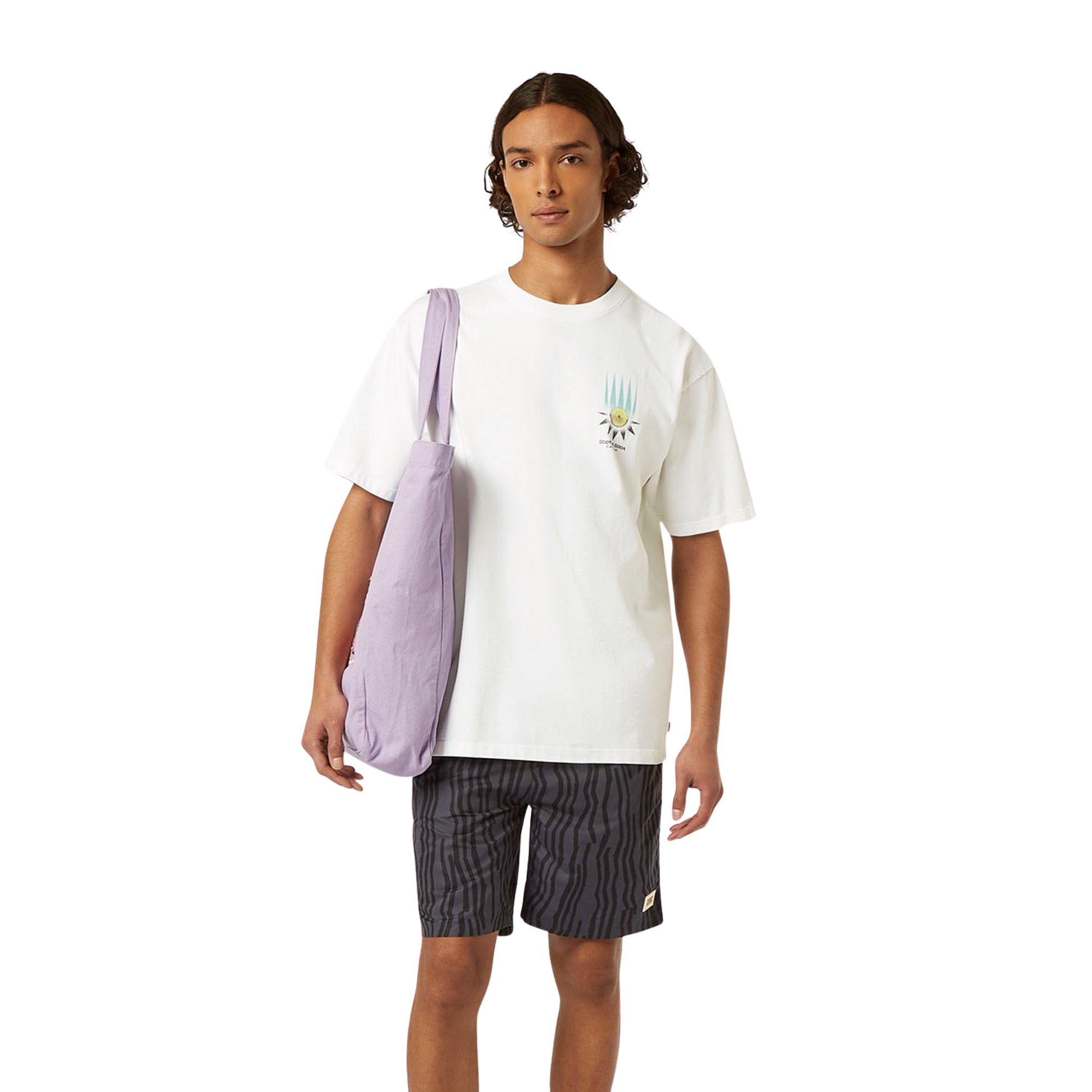 Scotch & Soda Front and Back Artwork Shirt Heren