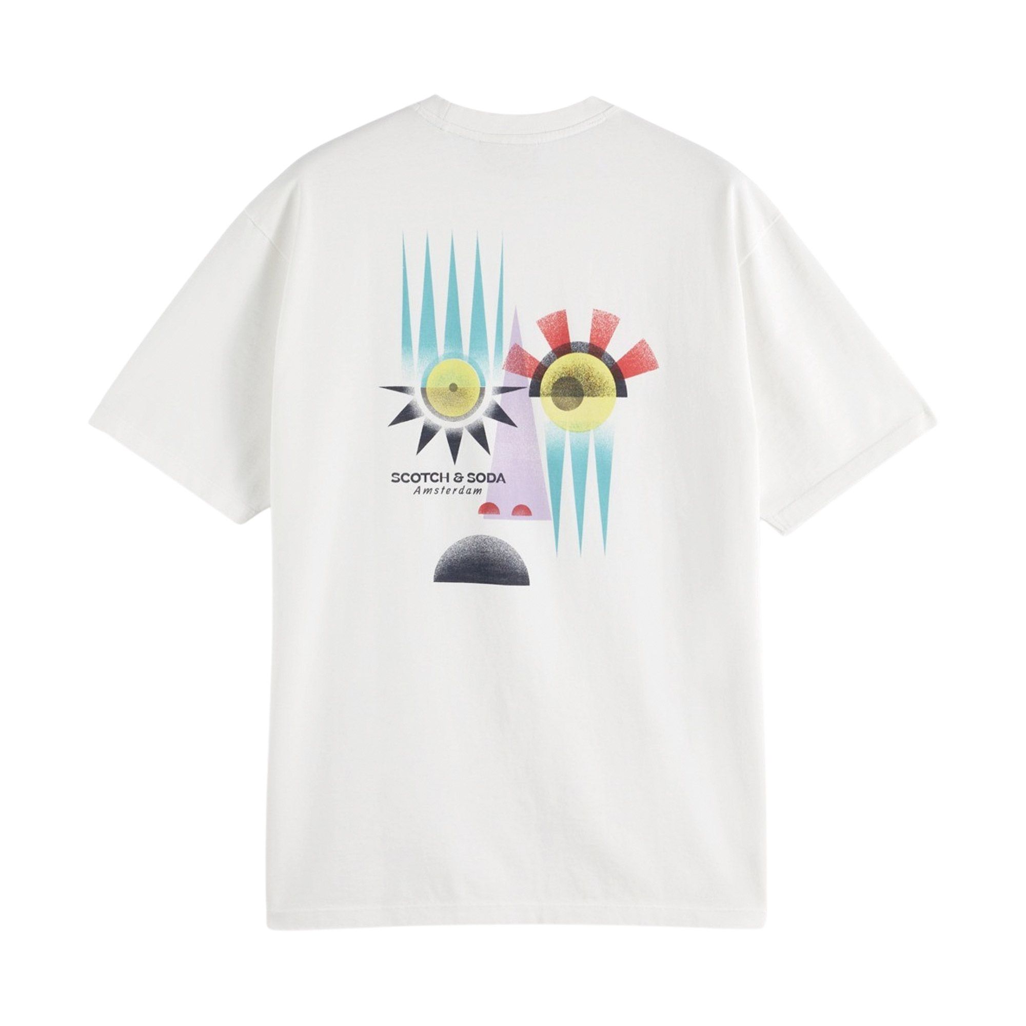 Scotch & Soda Front and Back Artwork Shirt Heren