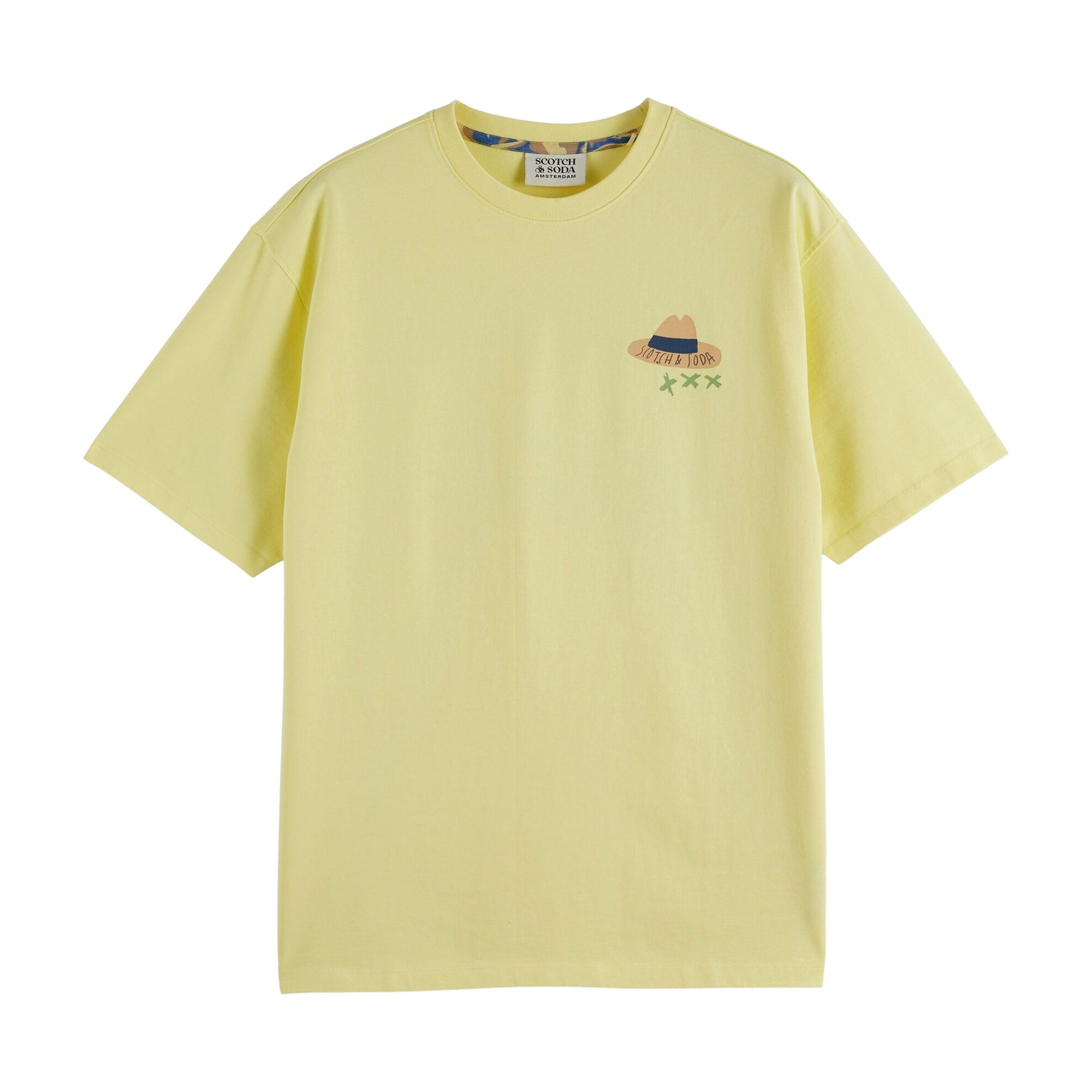 Scotch & Soda Front and Back Artwork Shirt Heren