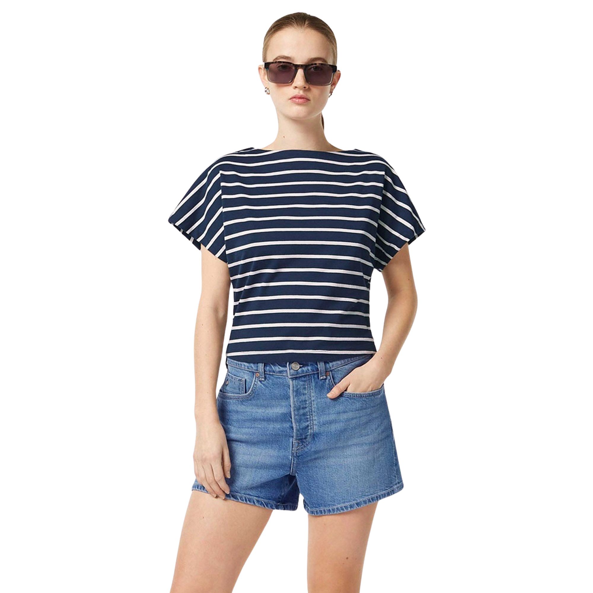 Scotch & Soda Slash Neck Shirt Dames