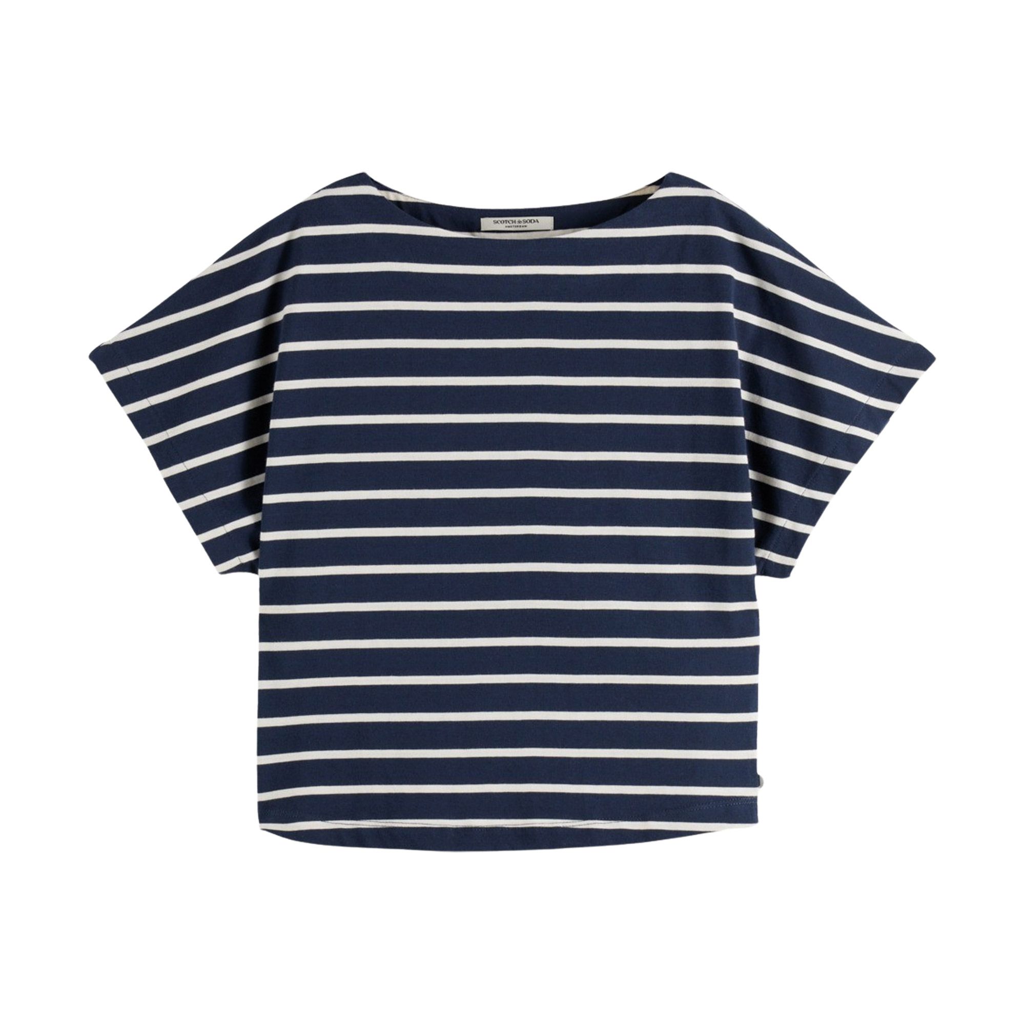Scotch & Soda Slash Neck Shirt Dames