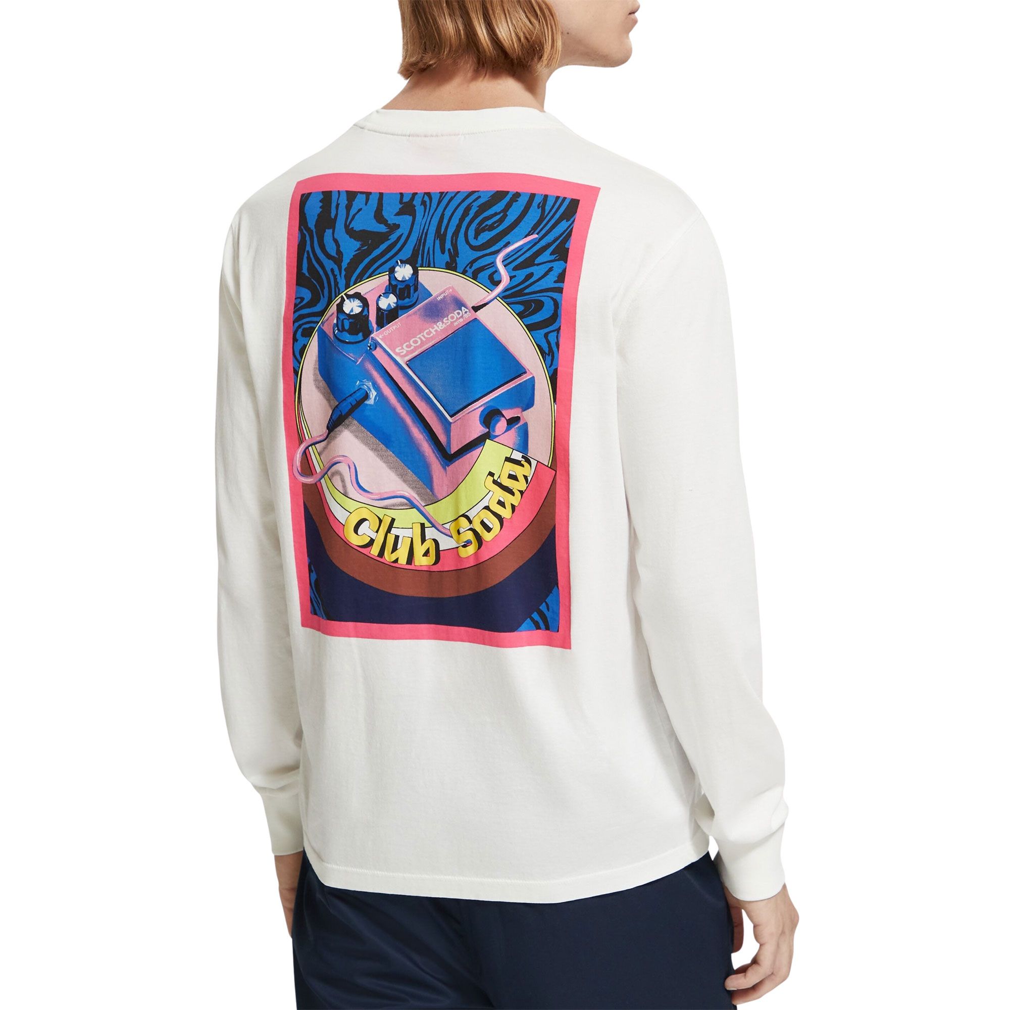 Scotch & Soda Artwork Longsleeve Shirt Heren