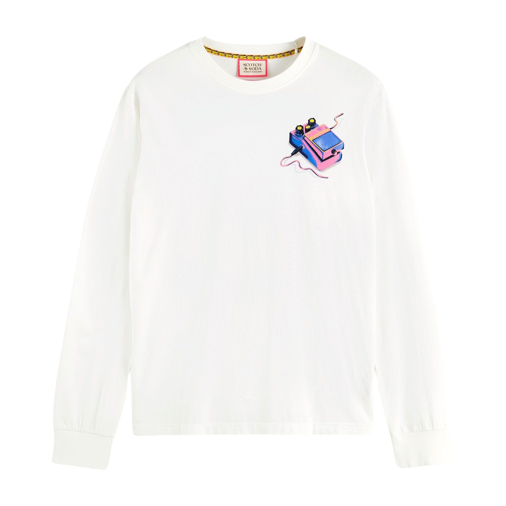 Scotch & Soda Artwork Longsleeve Shirt Heren