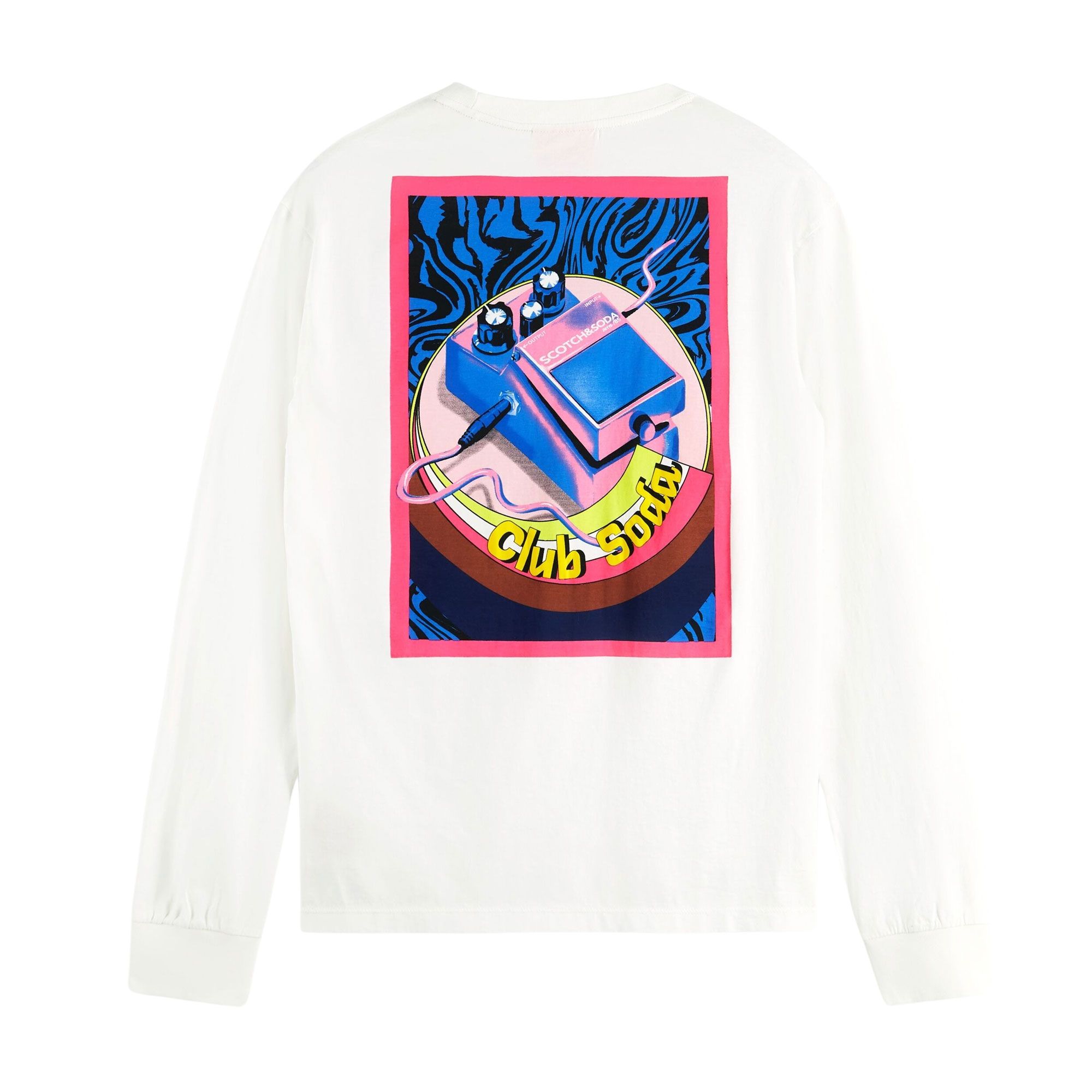 Scotch & Soda Artwork Longsleeve Shirt Heren