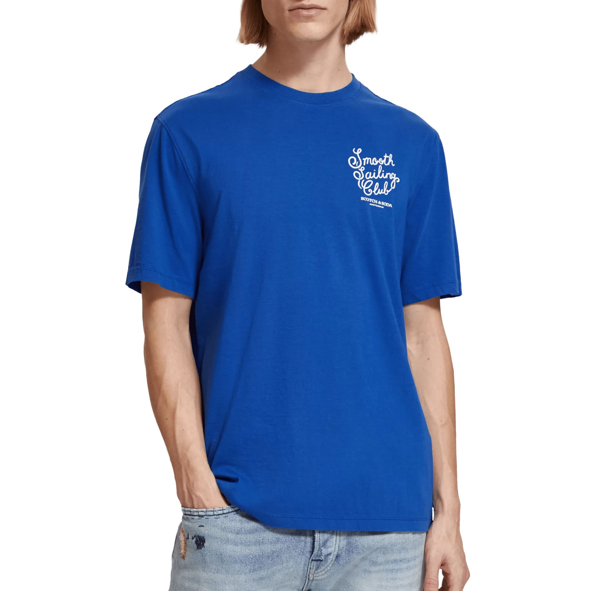 Scotch & Soda Left Chest Artwork Shirt Heren