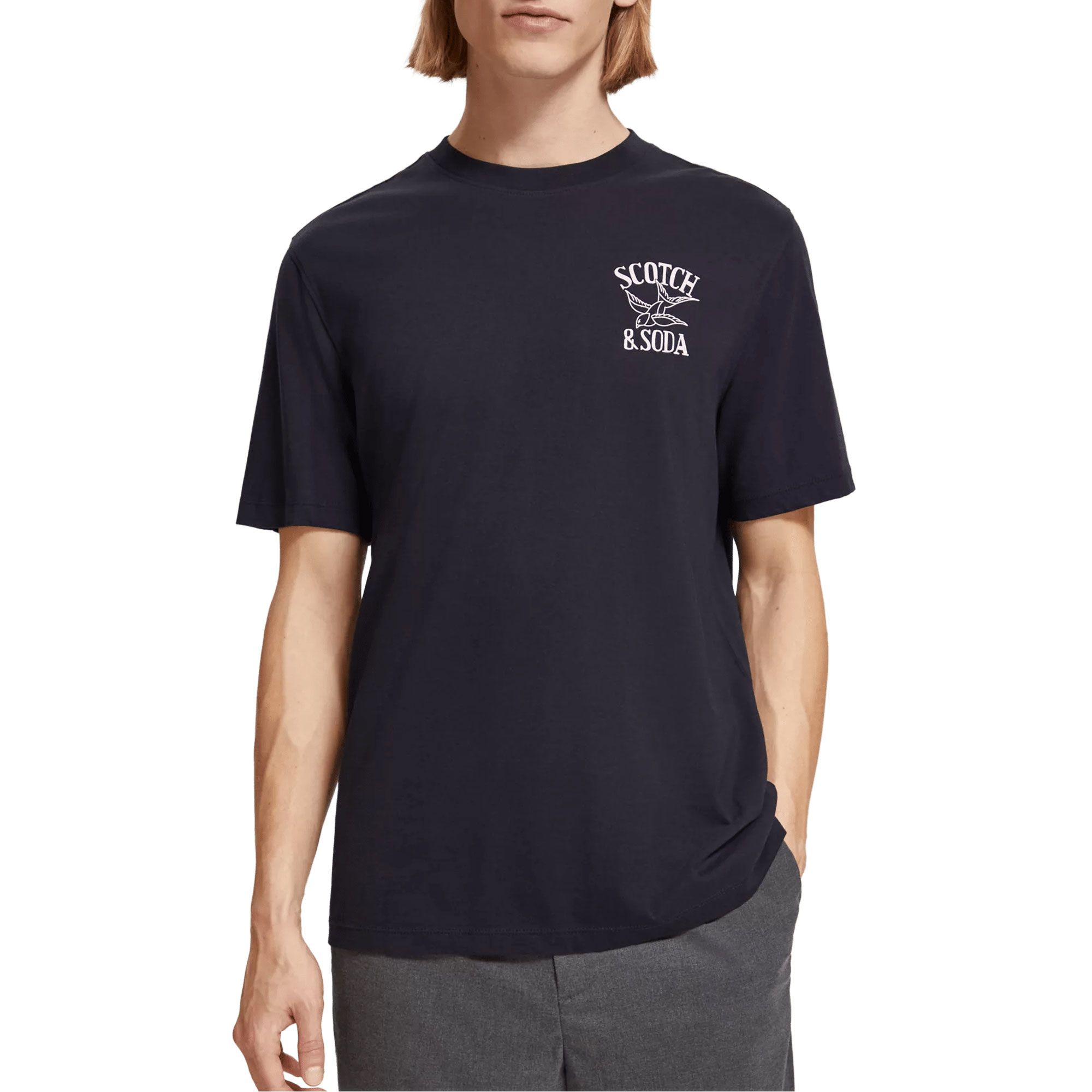 Scotch & Soda Left Chest Artwork Shirt Heren