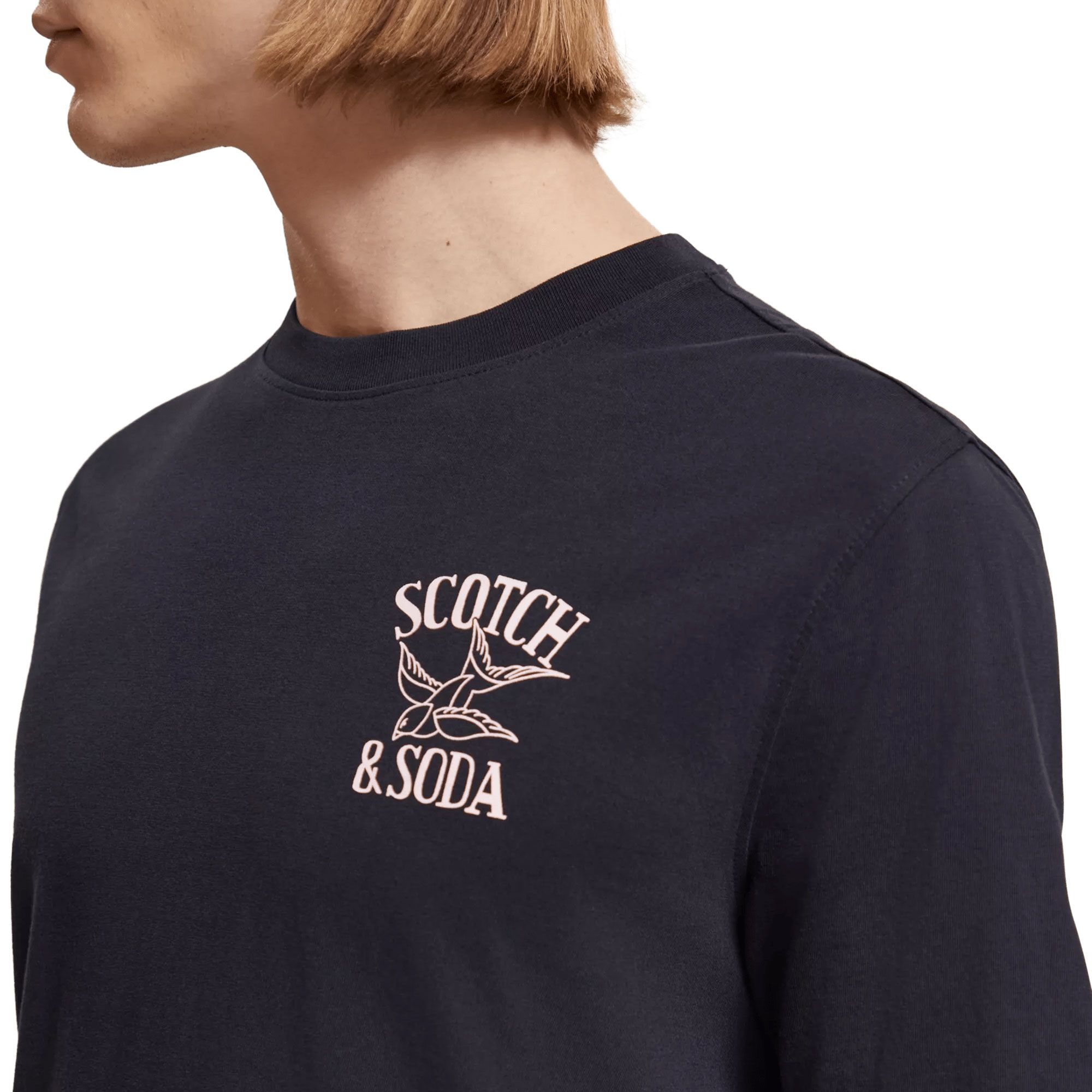 Scotch & Soda Left Chest Artwork Shirt Heren