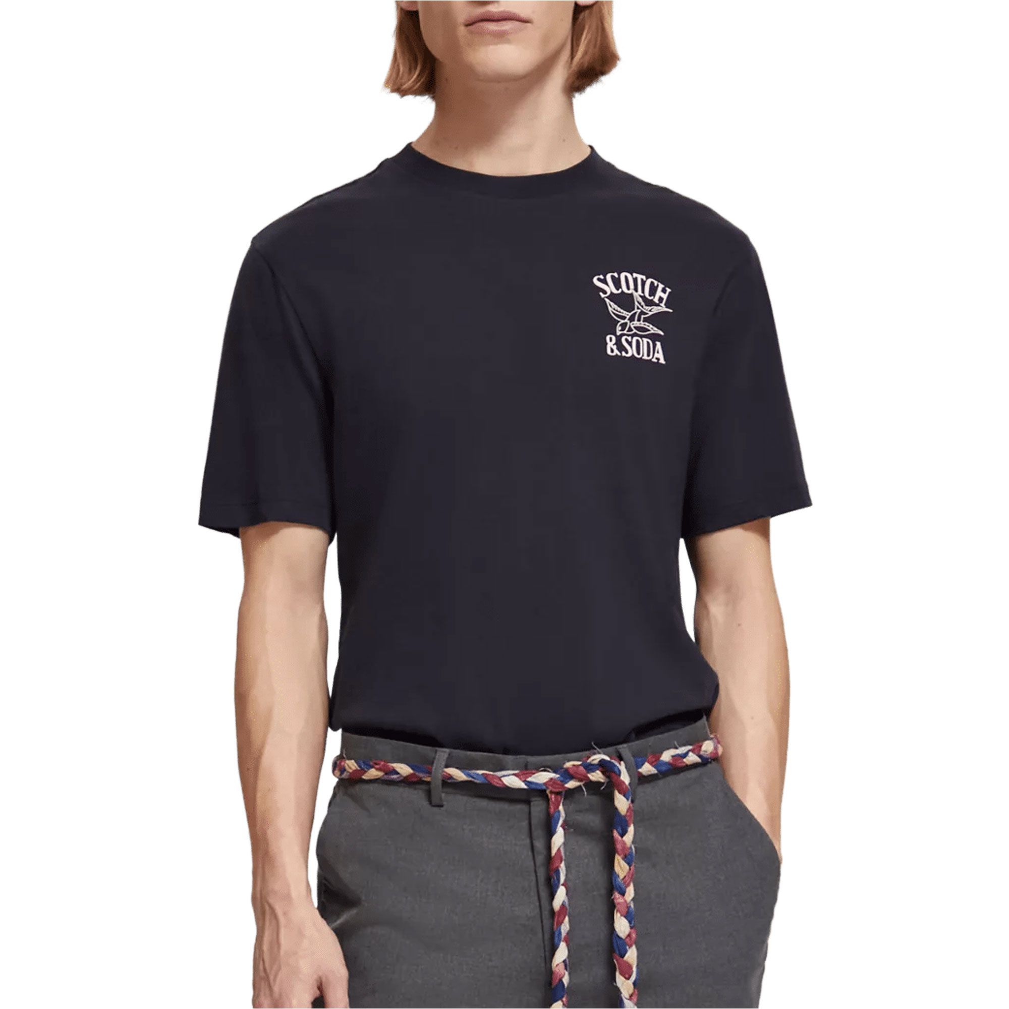 Scotch & Soda Left Chest Artwork Shirt Heren