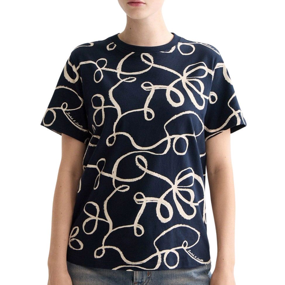 T-shirt Scotch & Soda All Over Print Femmes