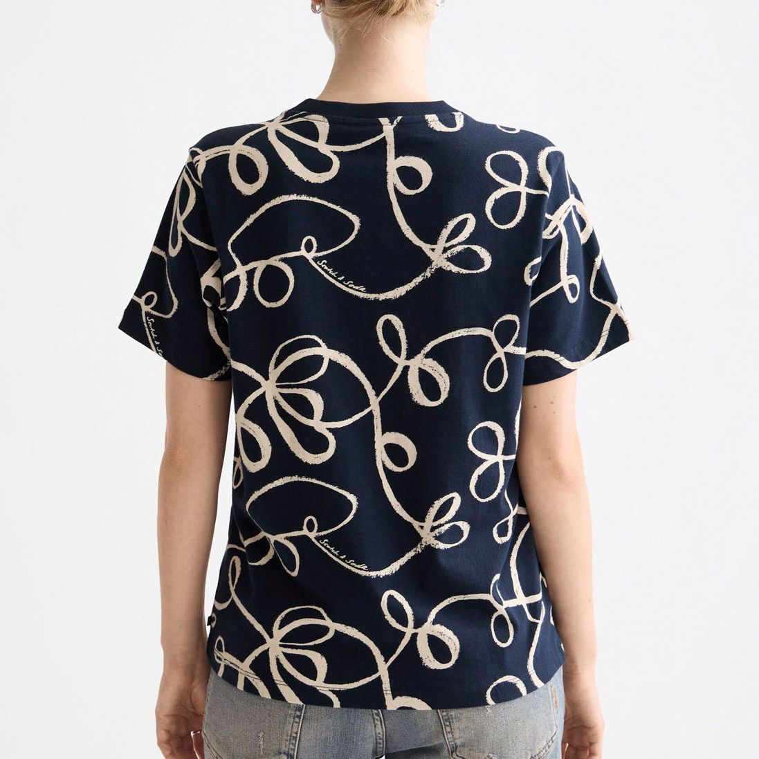 T-shirt Scotch & Soda All Over Print Femmes