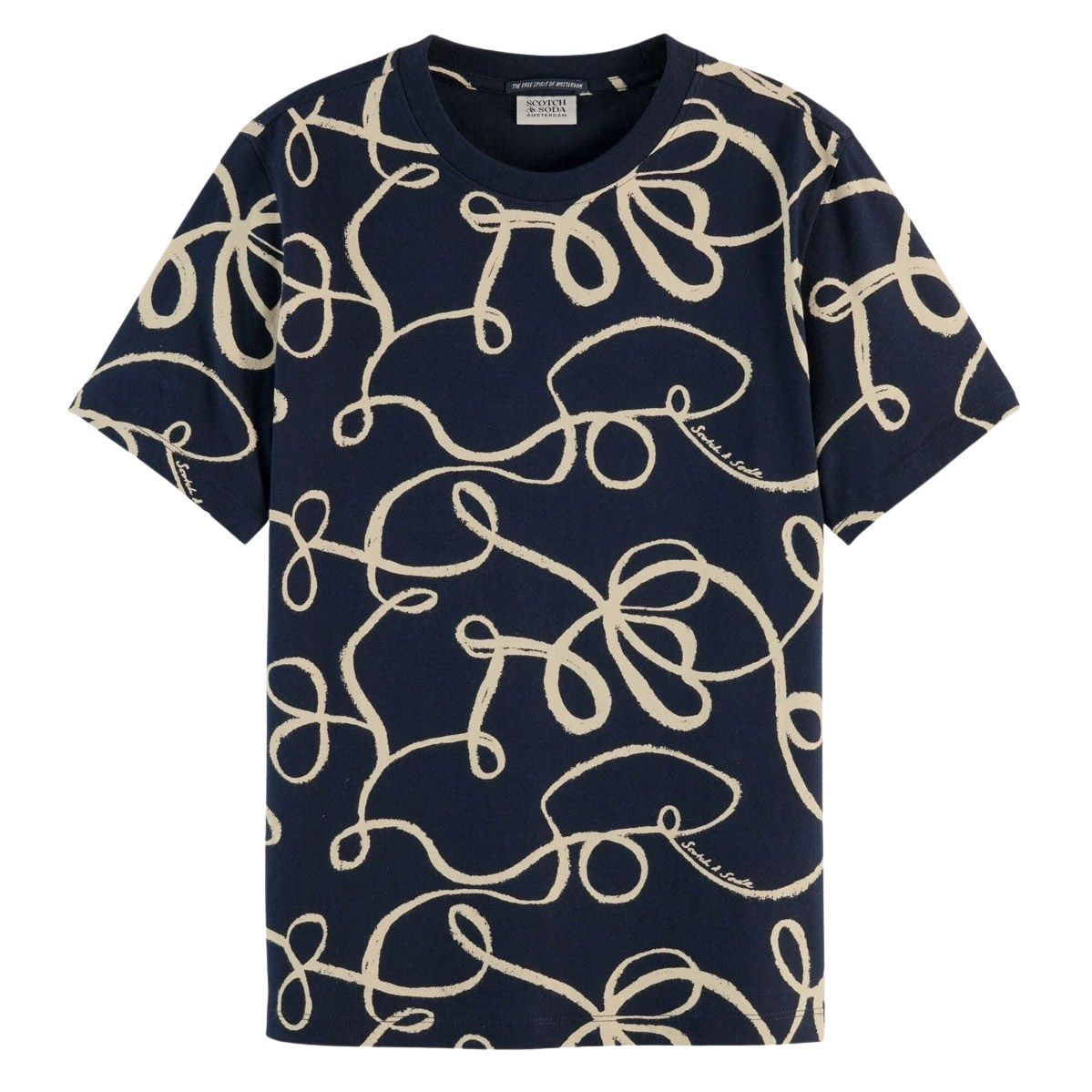 T-shirt Scotch & Soda All Over Print Femmes
