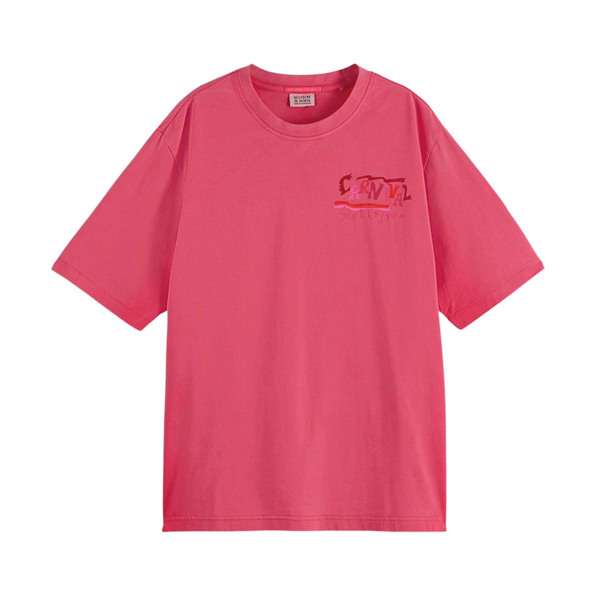 T-Shirt Scotch & Soda Front Back Artwork Femmes