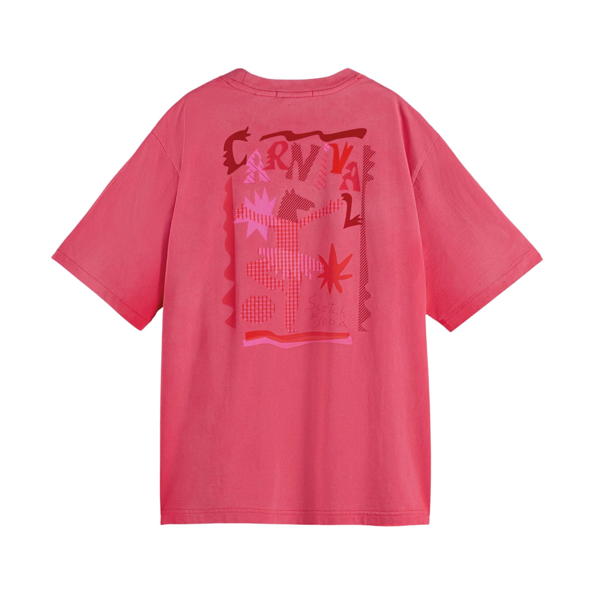 T-Shirt Scotch & Soda Front Back Artwork Femmes