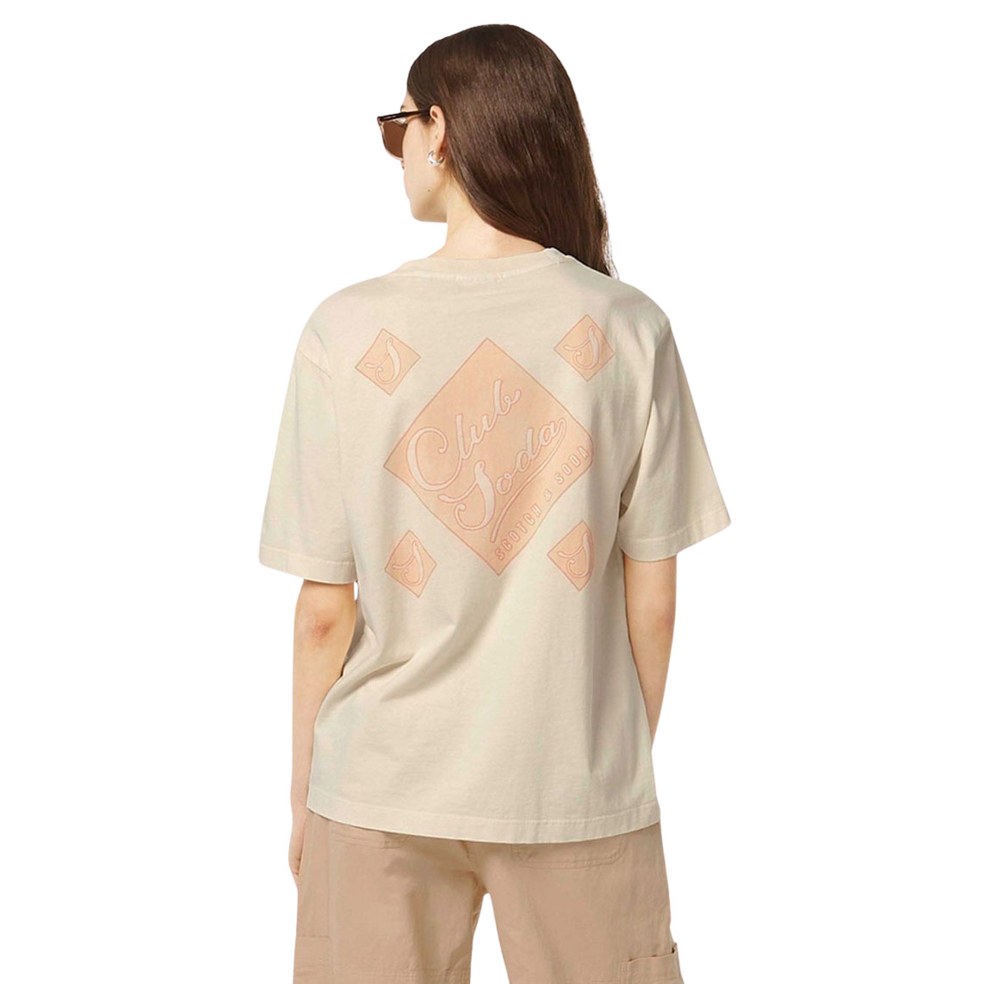 Scotch & Soda Front Back Artwork Shirt Dames