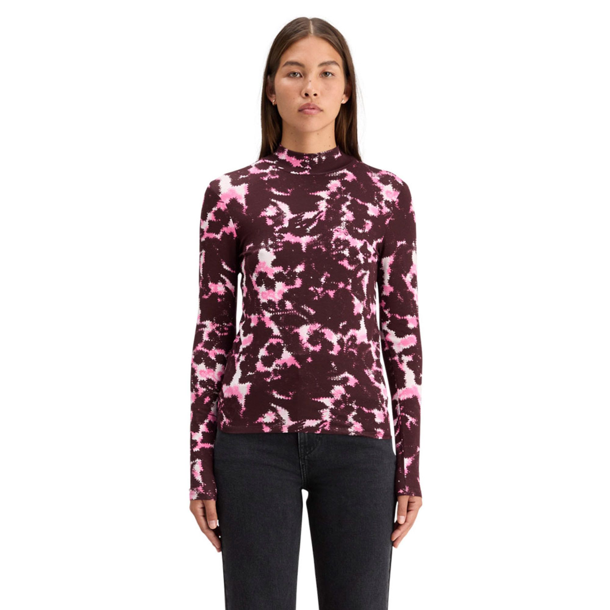 Scotch & Soda AOP Printed Longsleeve Shirt Women