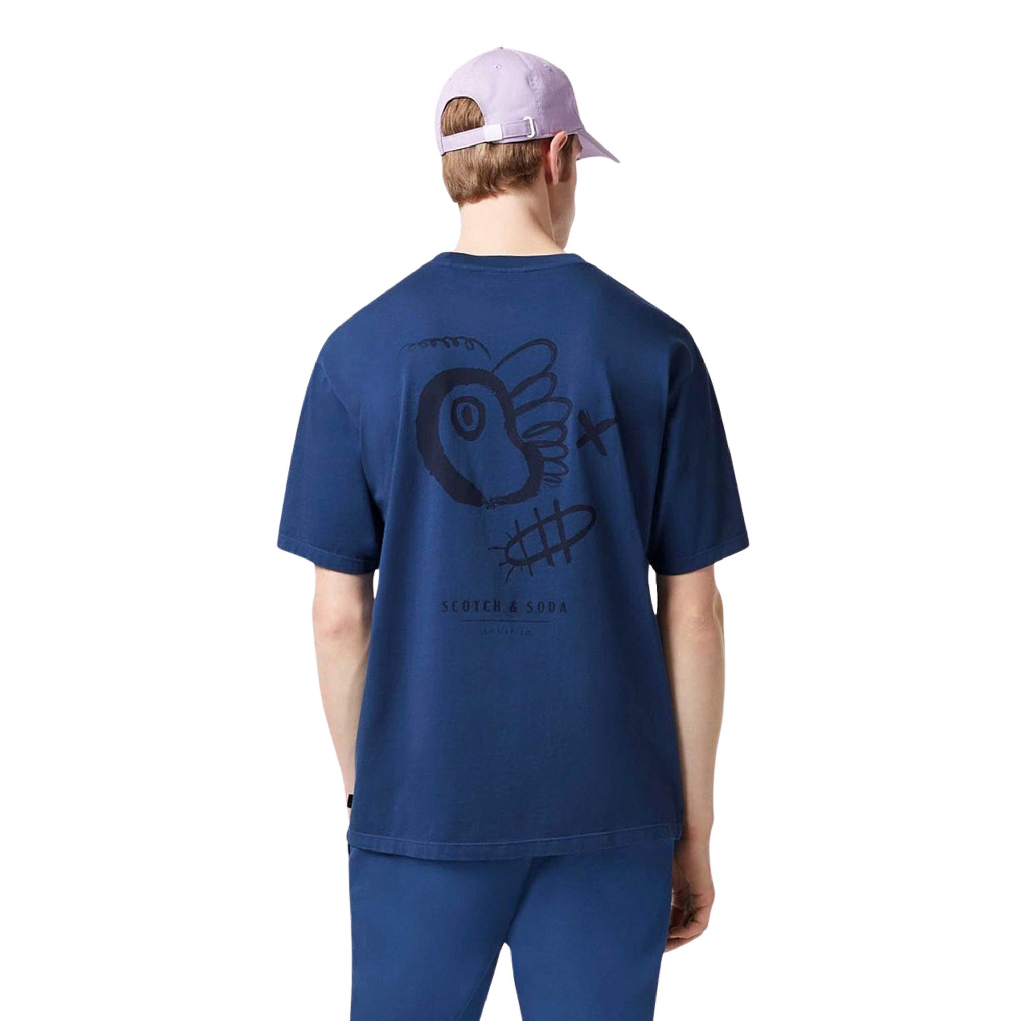 Scotch & Soda Front and Back Artwork Shirt Heren