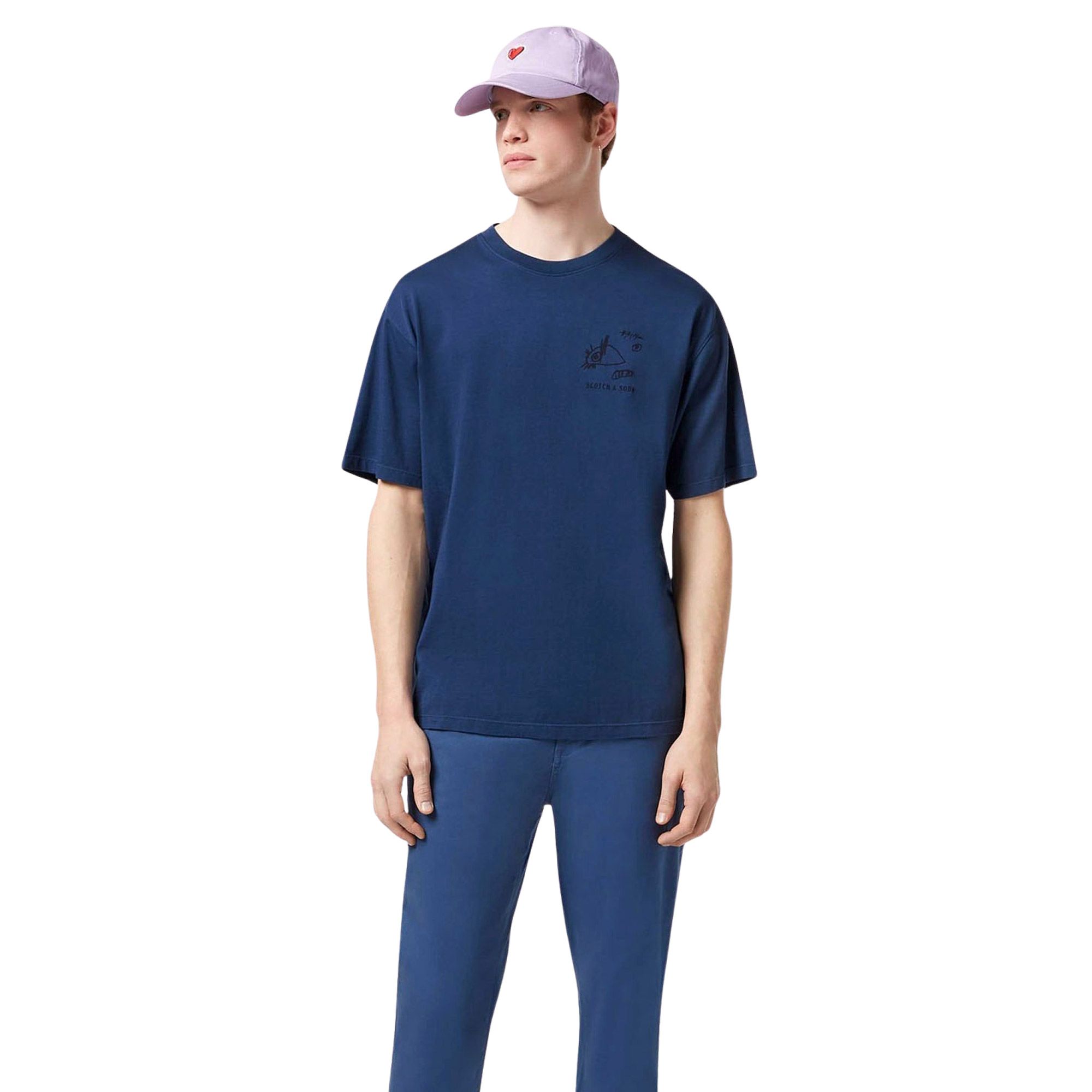 Scotch & Soda Front and Back Artwork Shirt Heren