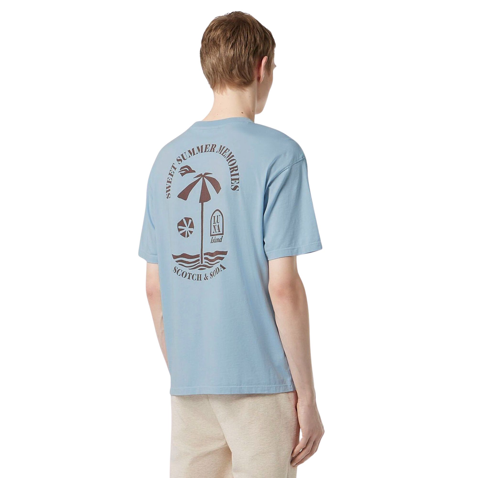 Scotch & Soda Front and Back Artwork Shirt Heren