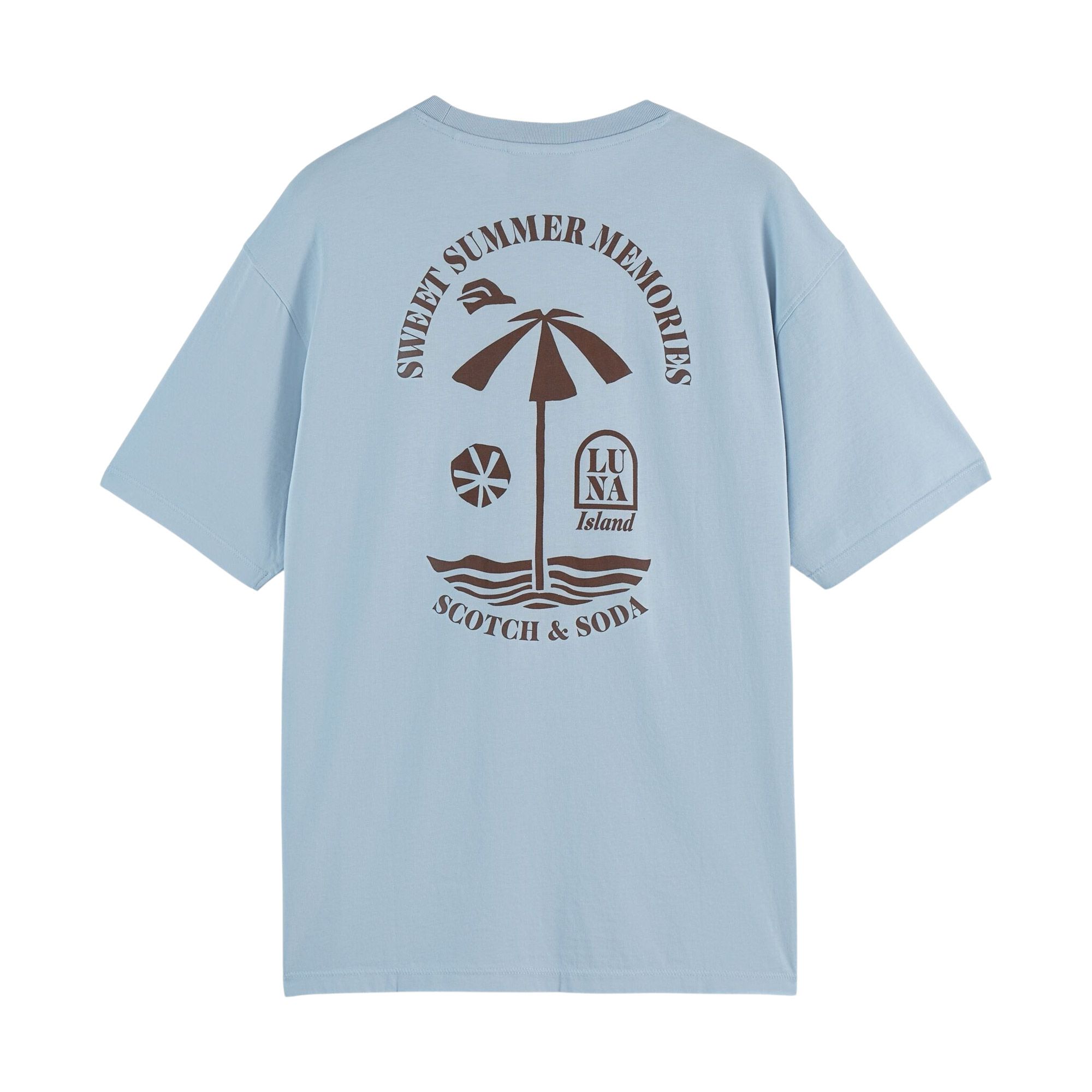 Scotch & Soda Front and Back Artwork Shirt Heren