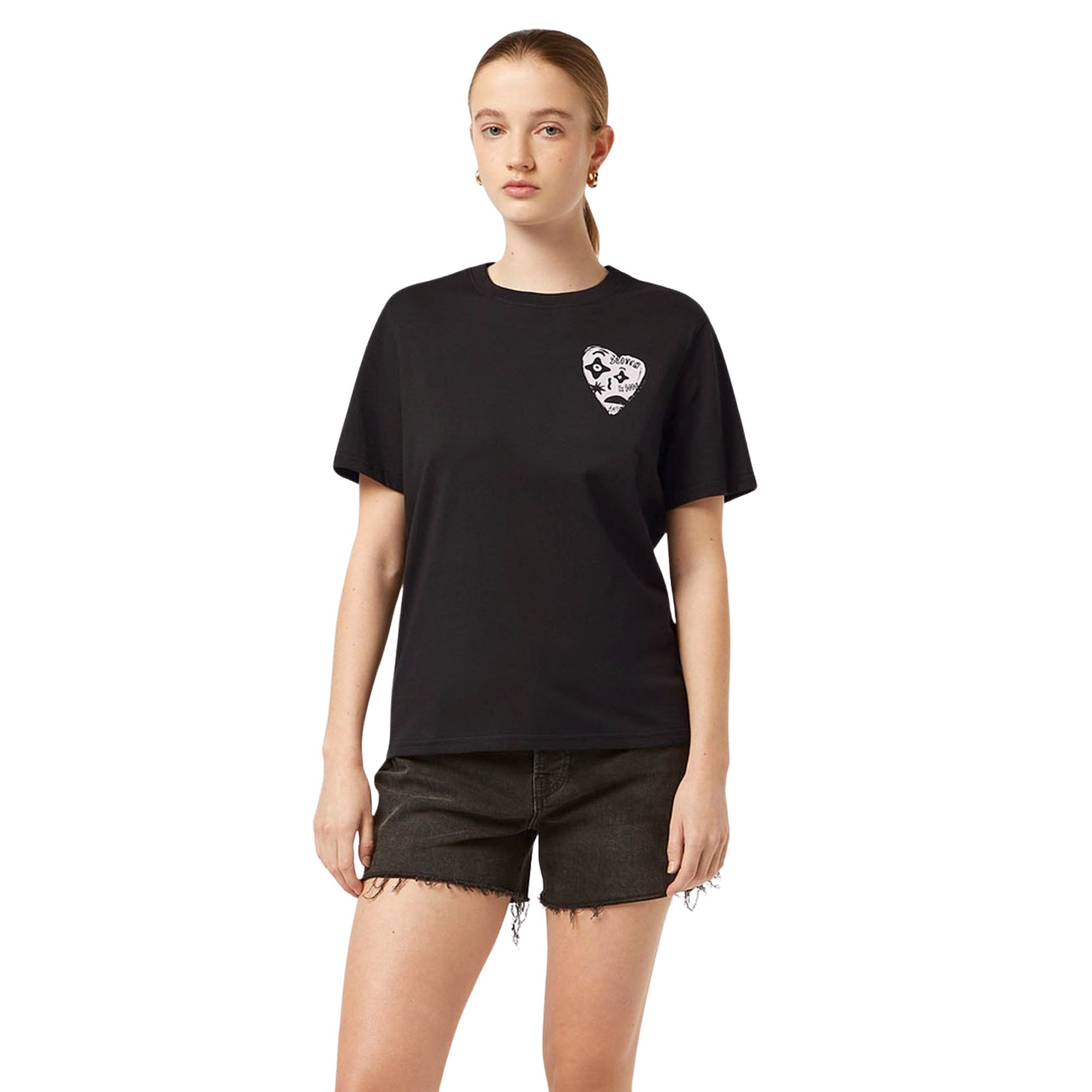 T-Shirt Scotch & Soda Chest Artwork Femmes