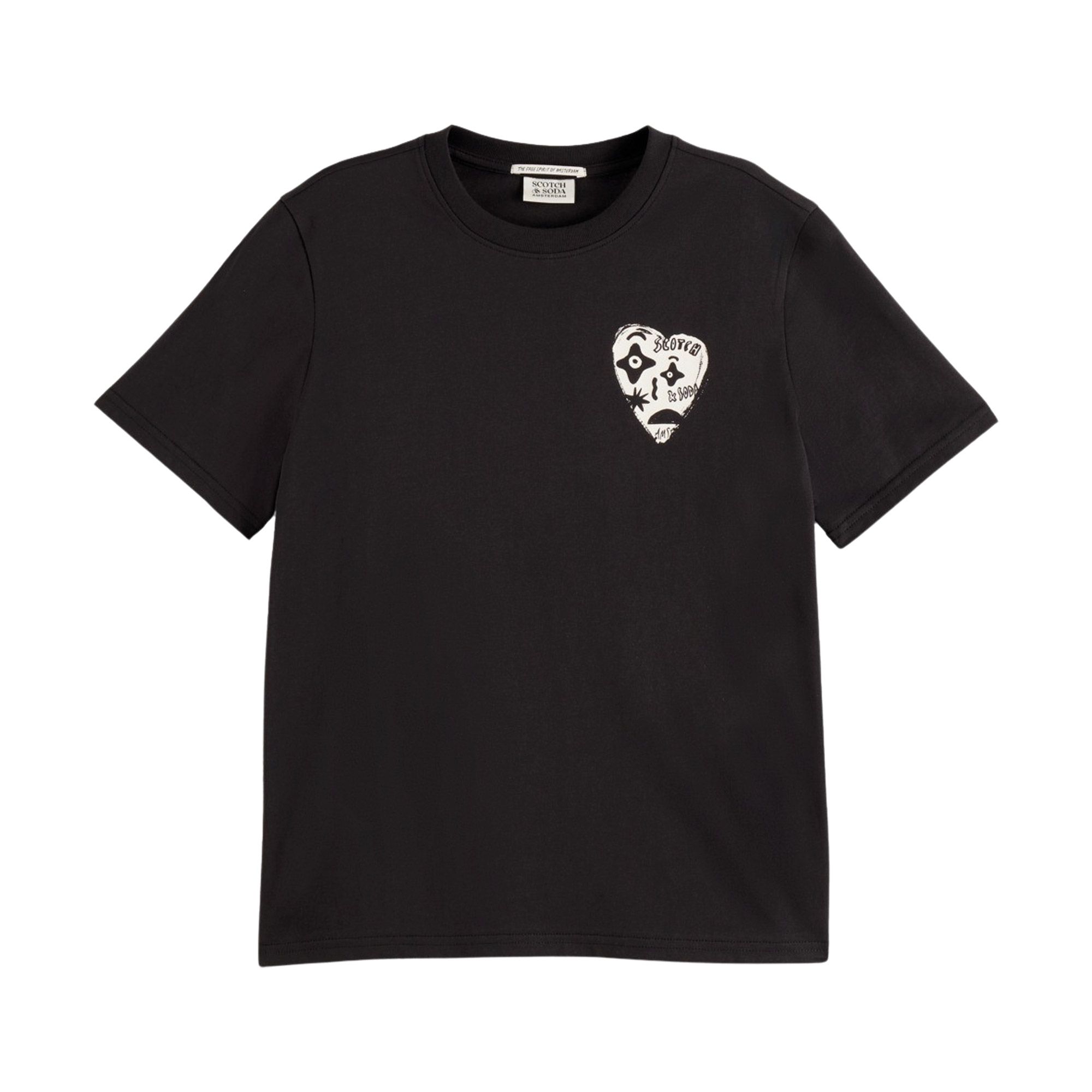 T-Shirt Scotch & Soda Chest Artwork Femmes