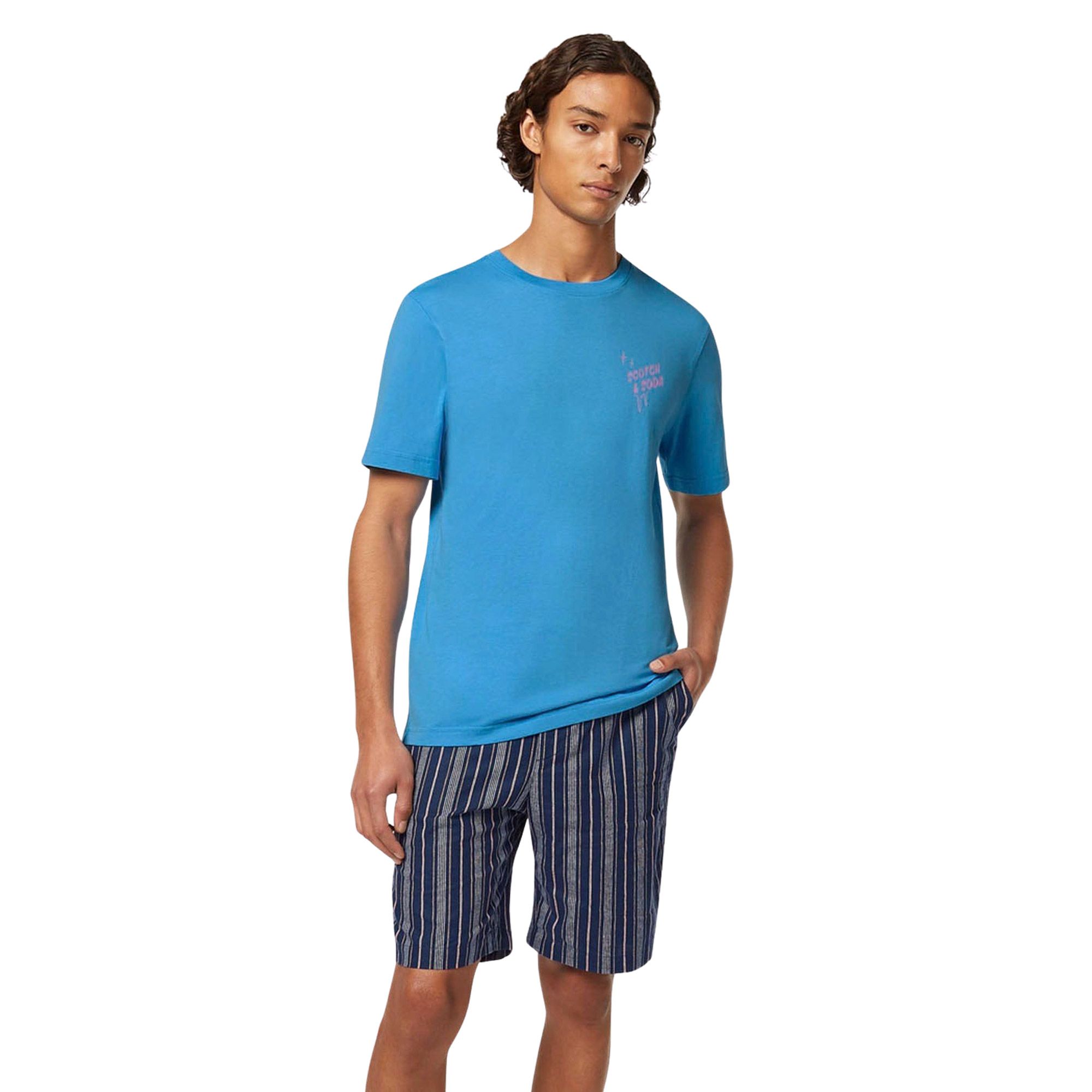 Scotch & Soda Left Chest Artwork Shirt Heren