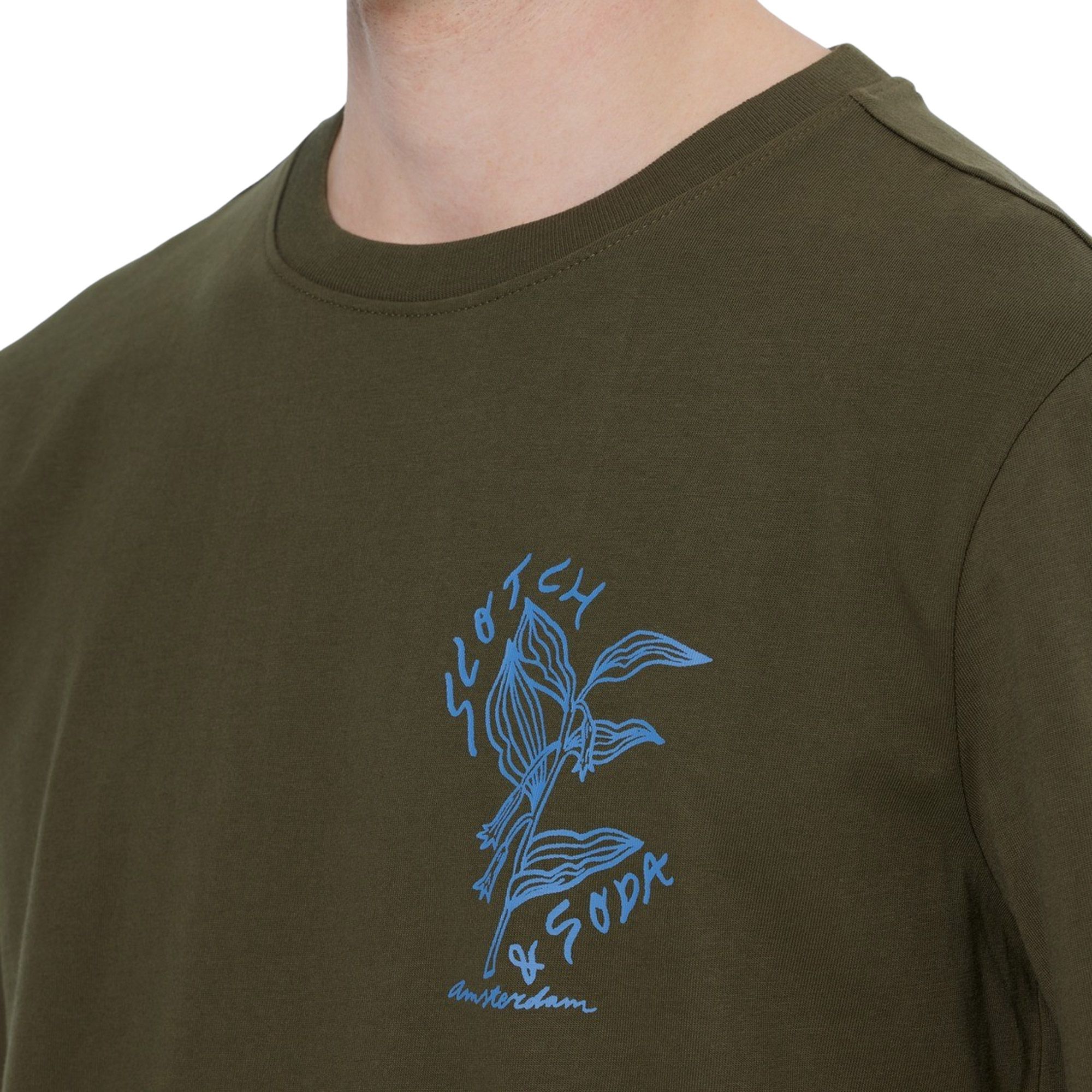 Scotch & Soda Left Chest Artwork Shirt Heren