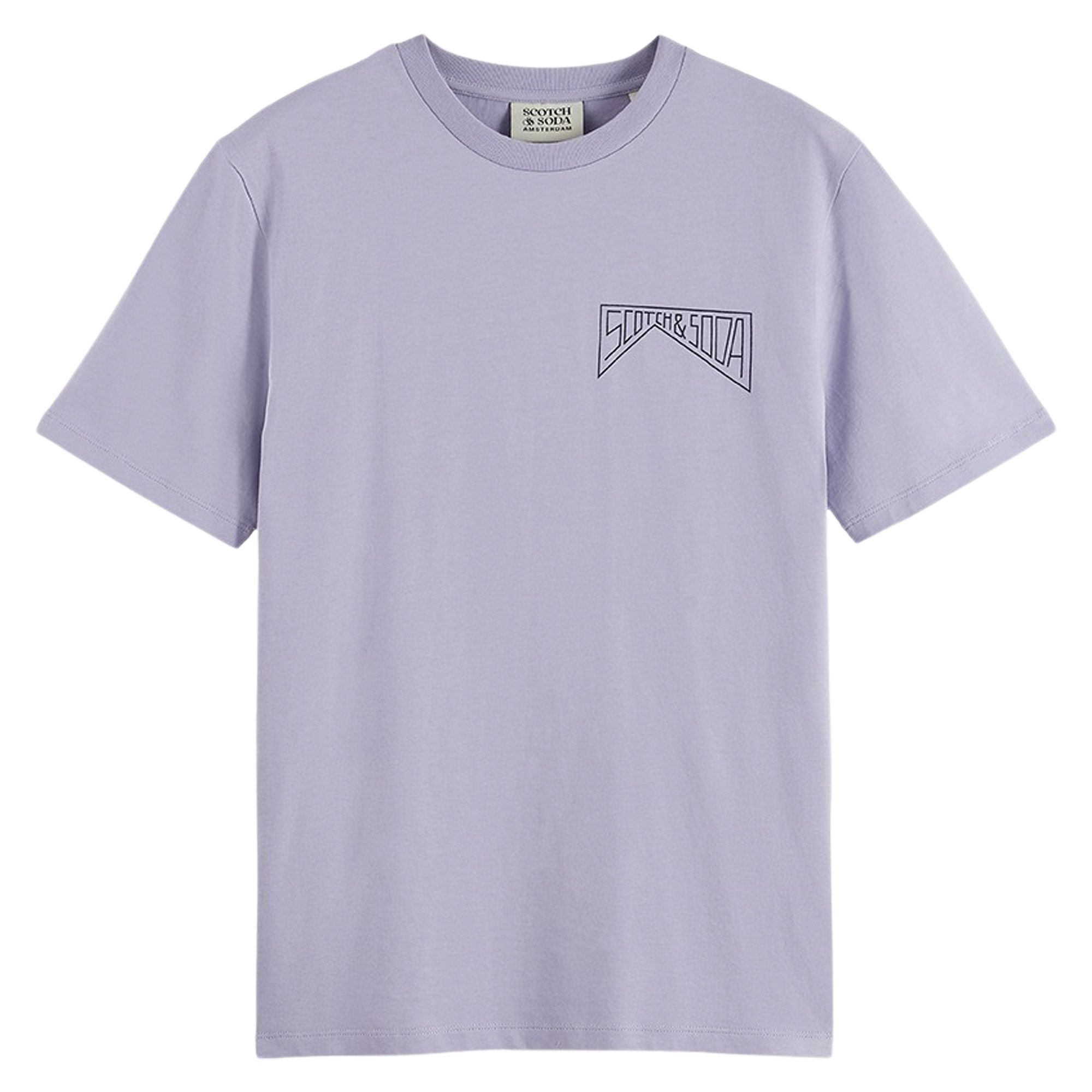 Scotch & Soda Regular Fit Chest Logo Shirt Heren
