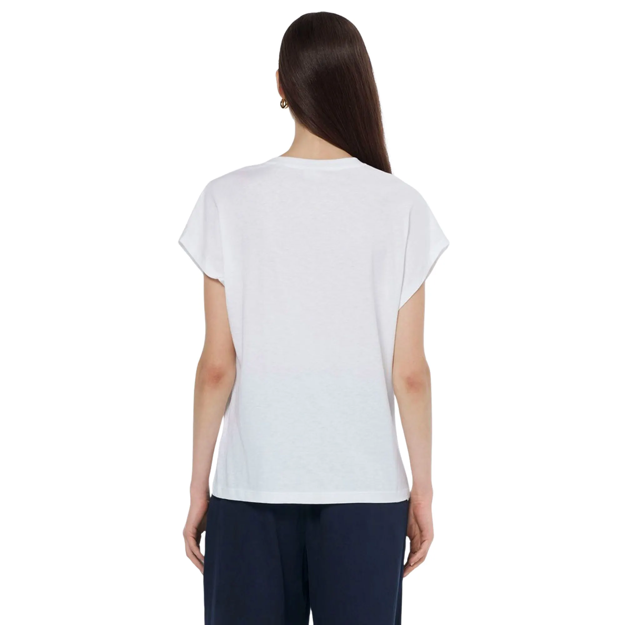 Scotch & Soda Core Slub V-neck Shirt Dames