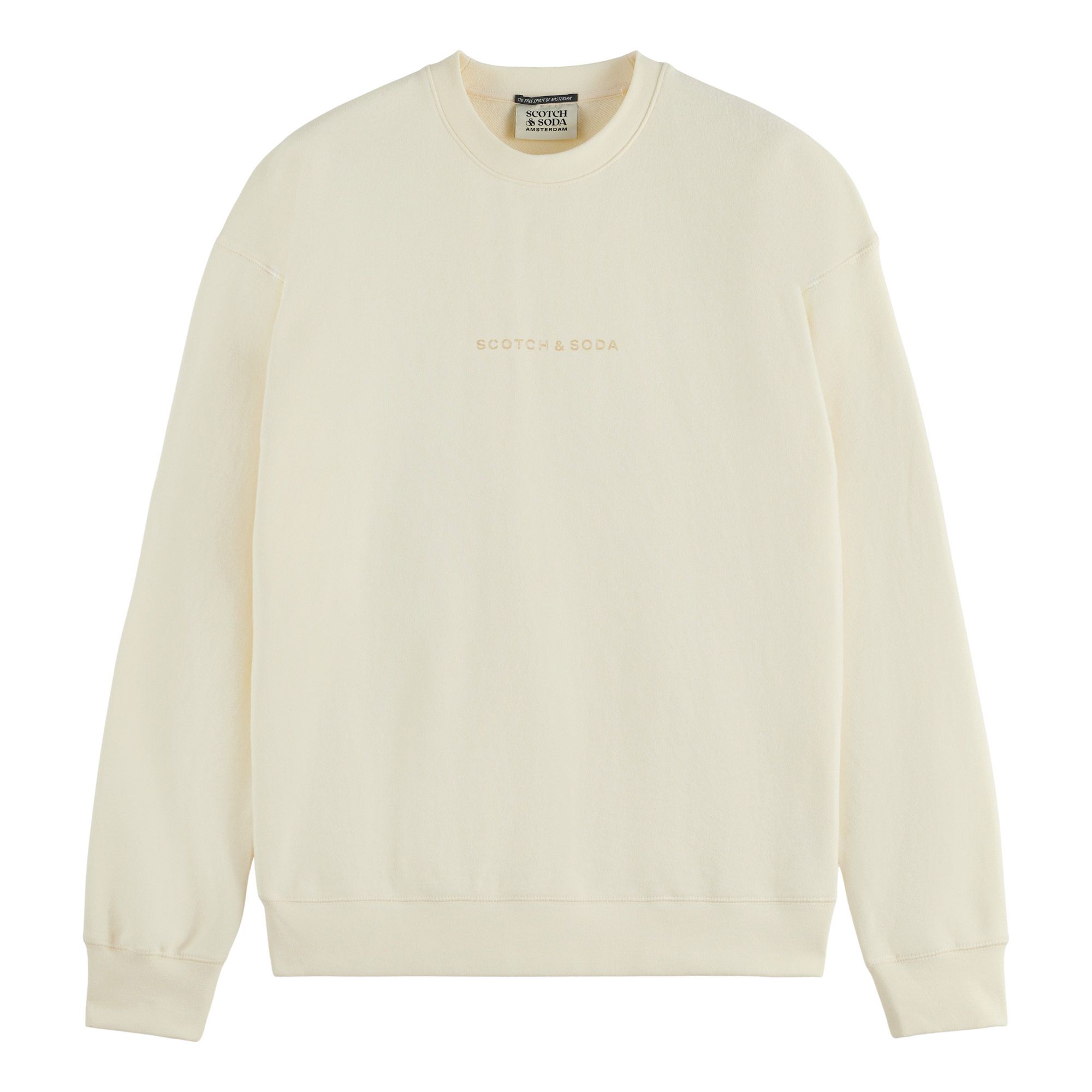 Scotch & Soda Front Chest Logo Sweater Heren
