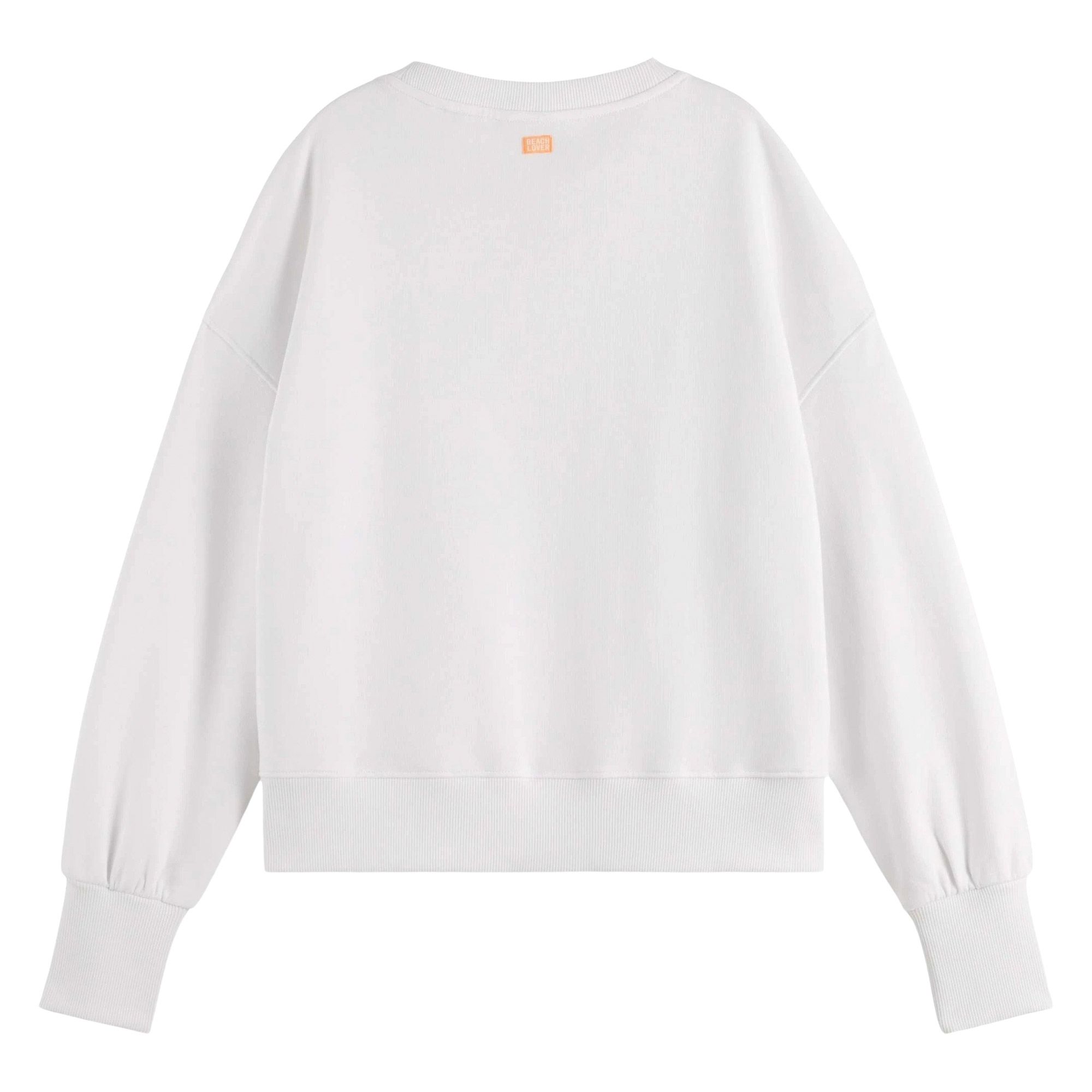 Scotch & Soda Slouchy Puffed Sleeved Graphic Sweater Dames