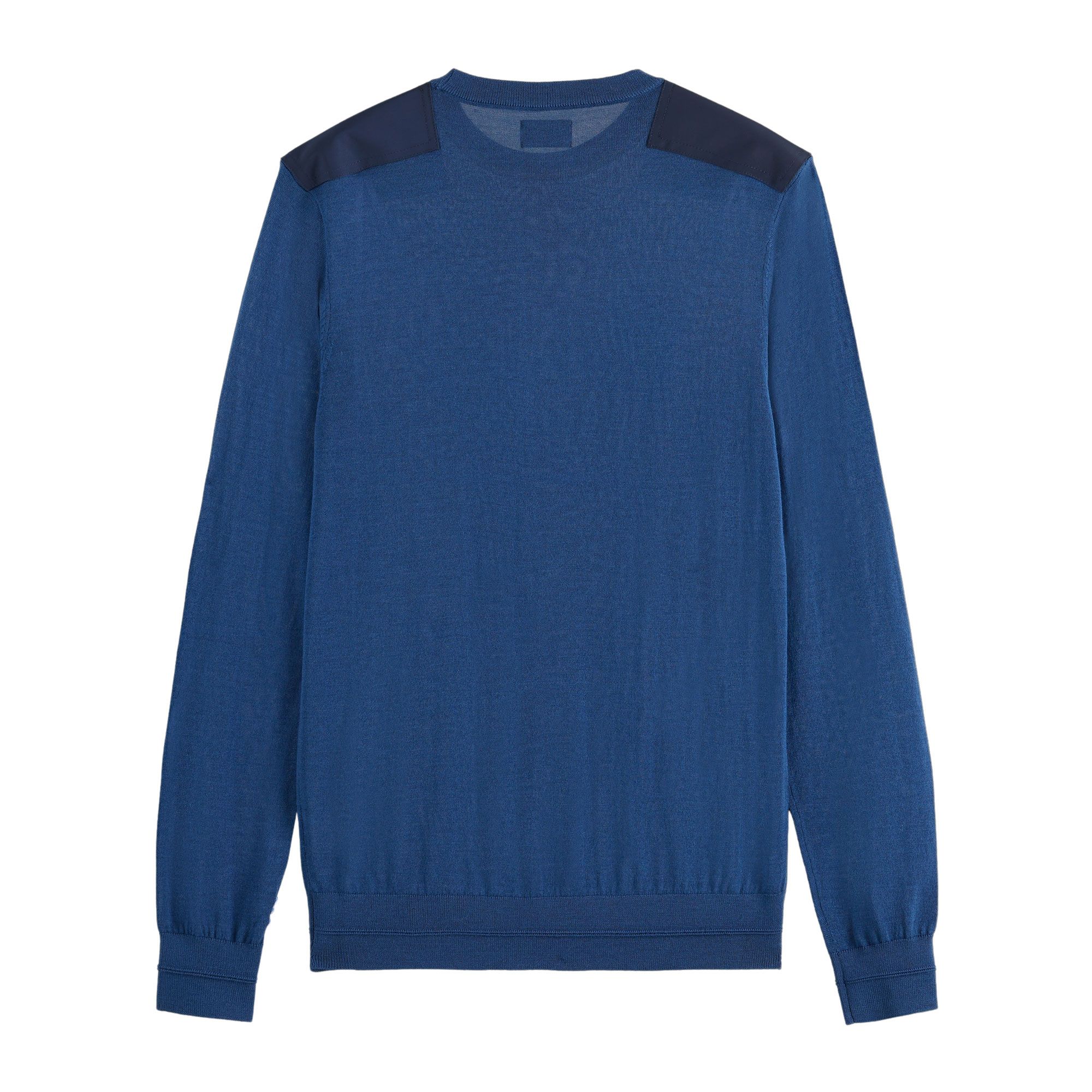 Scotch & Soda Crew Neck Nylon Details Sweater Heren