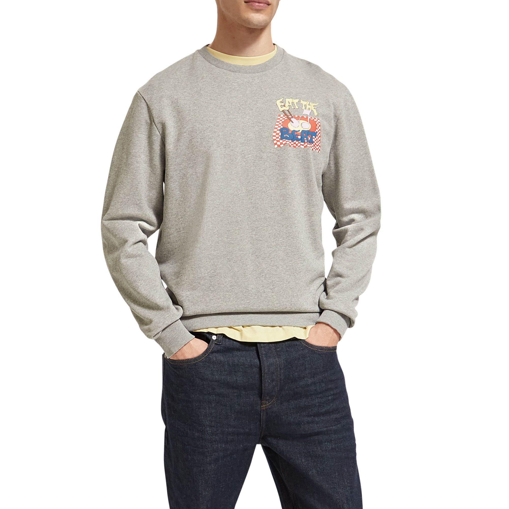 Scotch & Soda Artwork Sweater Heren