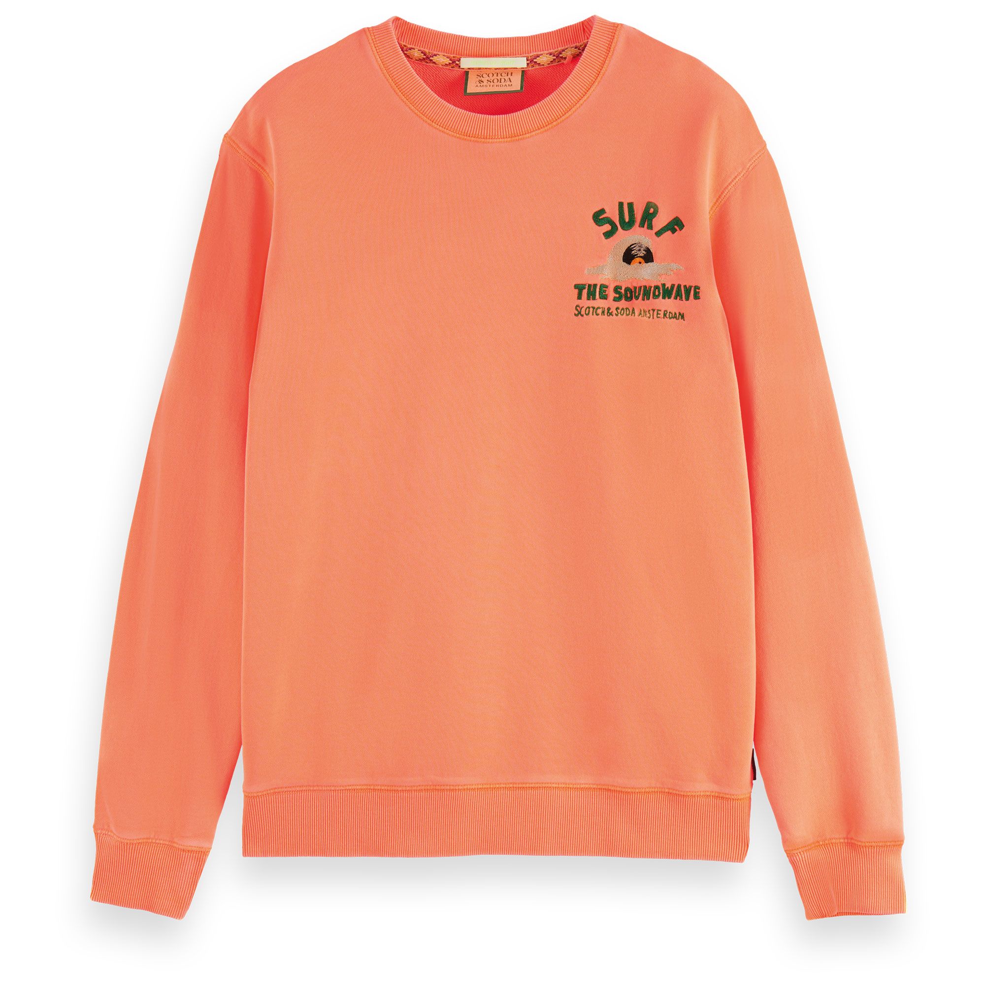 Scotch & Soda Acid Wash Artwork Sweater Heren
