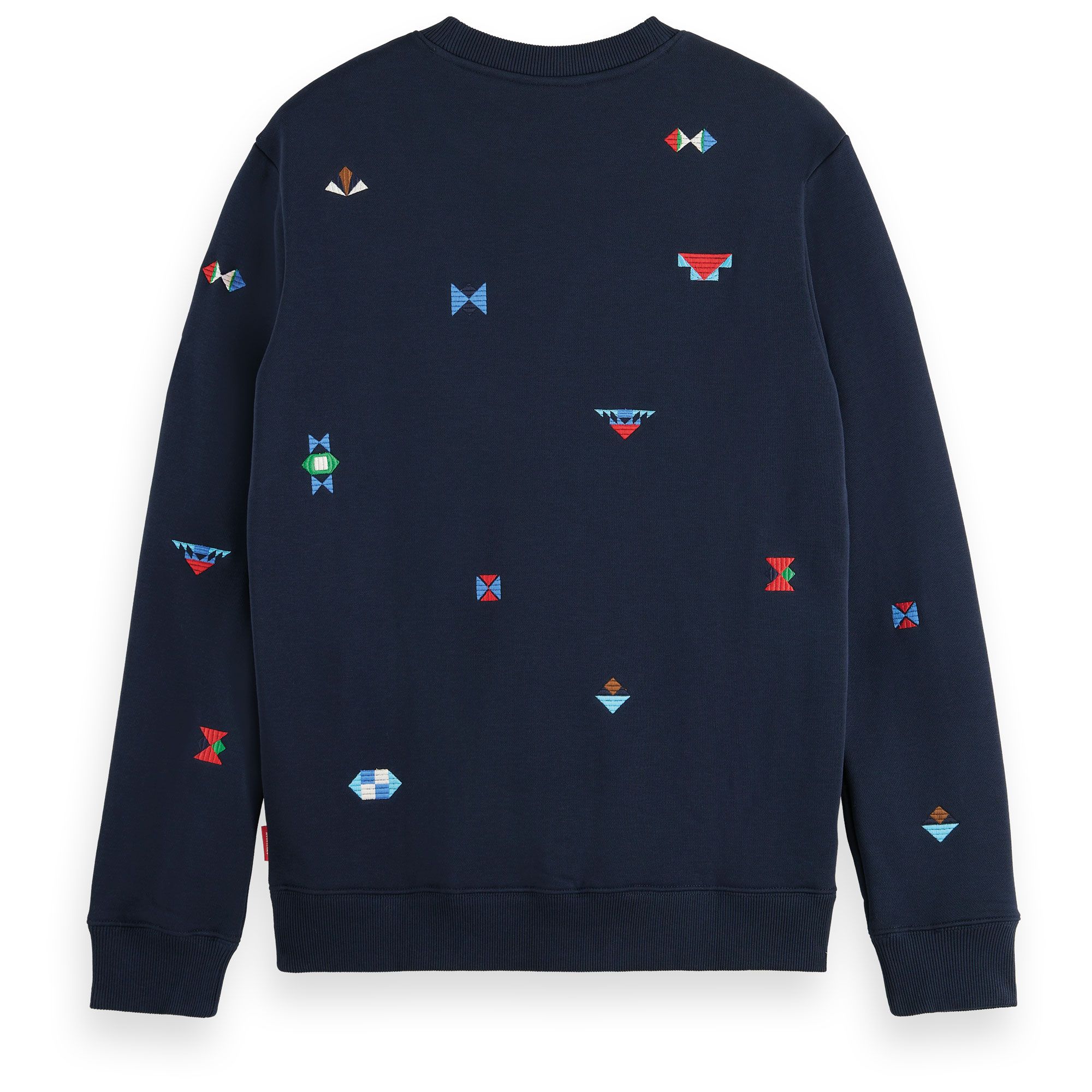Scotch & Soda AOP Embroidery Sweater Heren