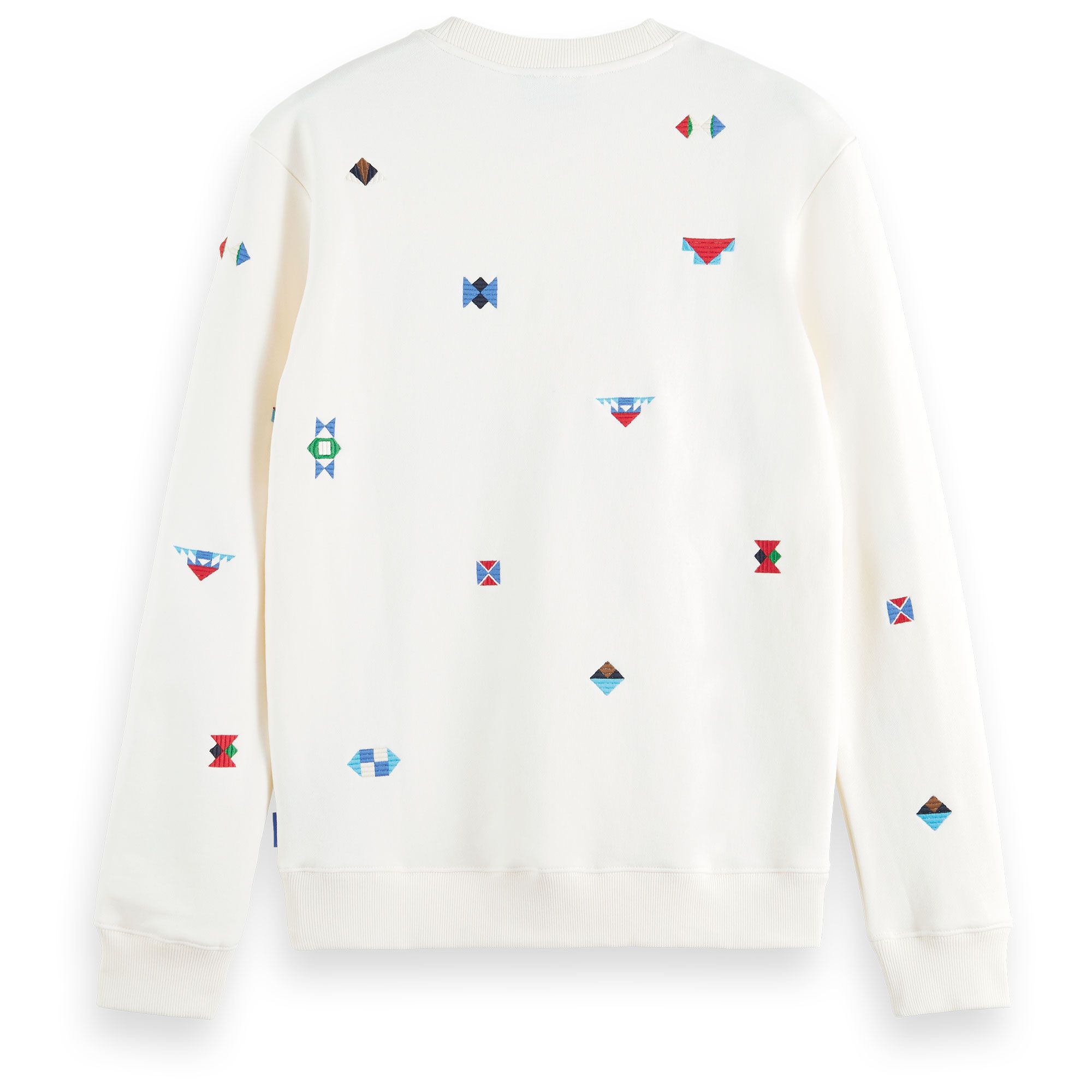 Scotch & Soda AOP Embroidery Sweater Heren