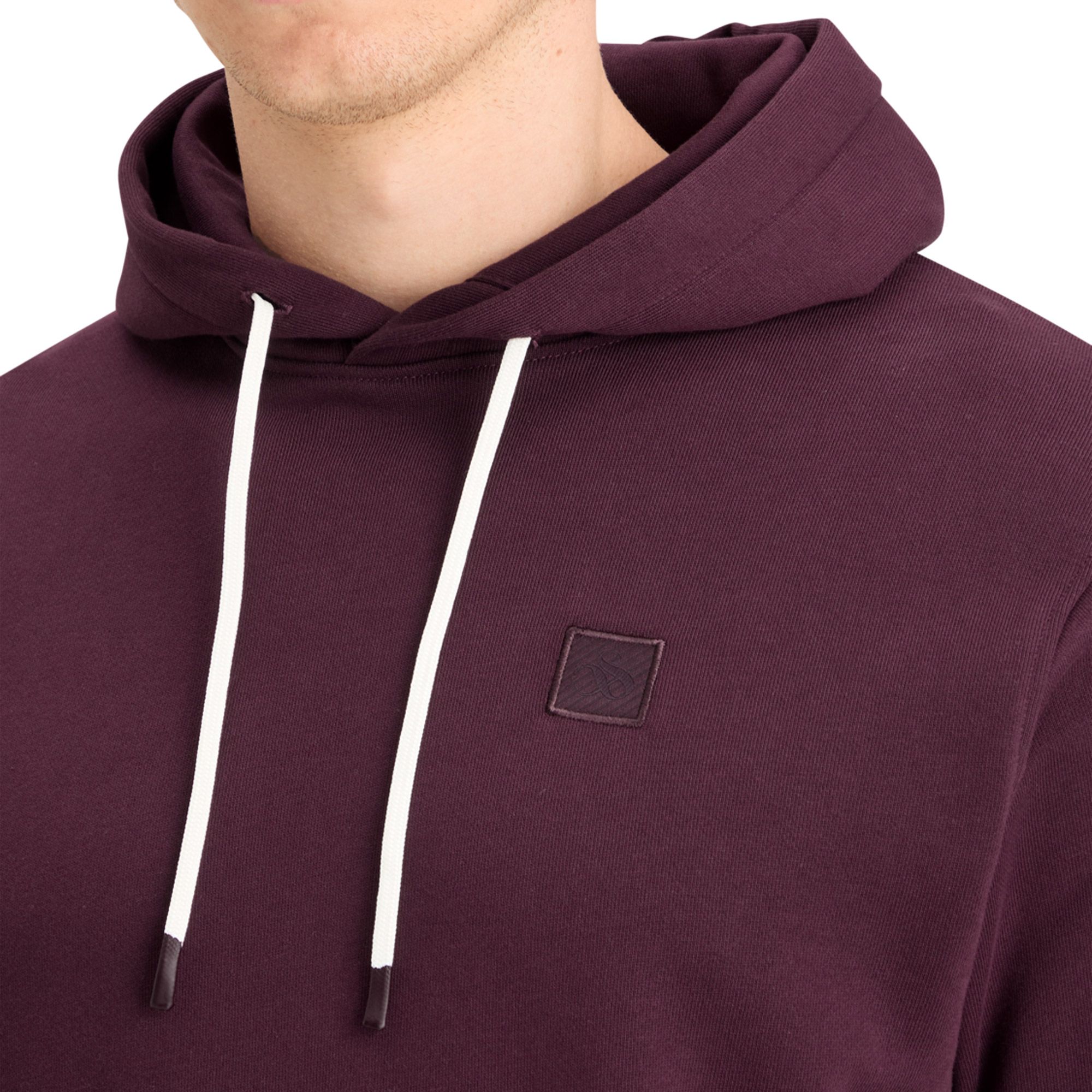 Scotch & Soda Essential Logo Badge Hoodie Heren