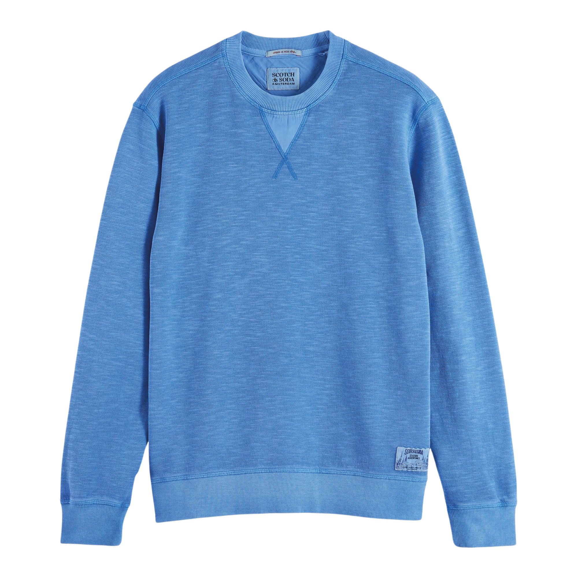 Maglione da uomo Scotch & Soda Garment Dye Structured Crew