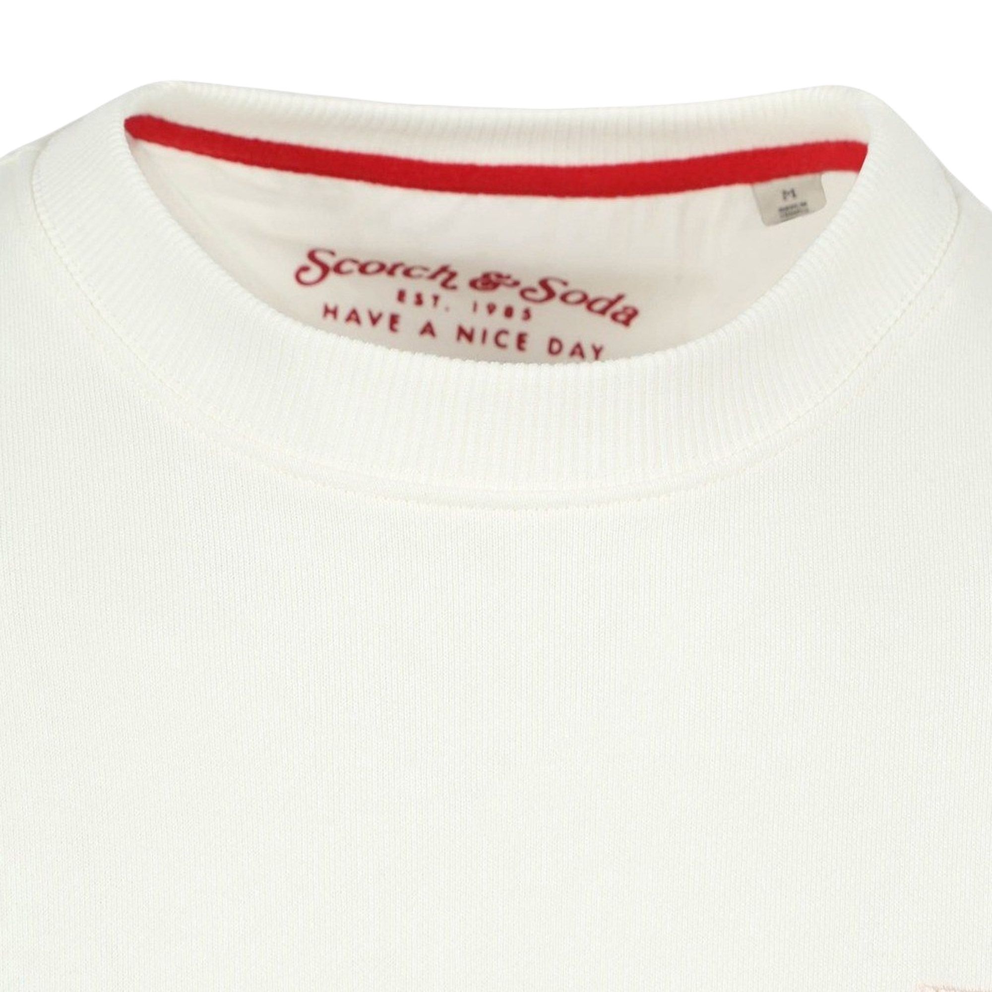 Scotch & Soda Essential Logo Badge Sweater Heren