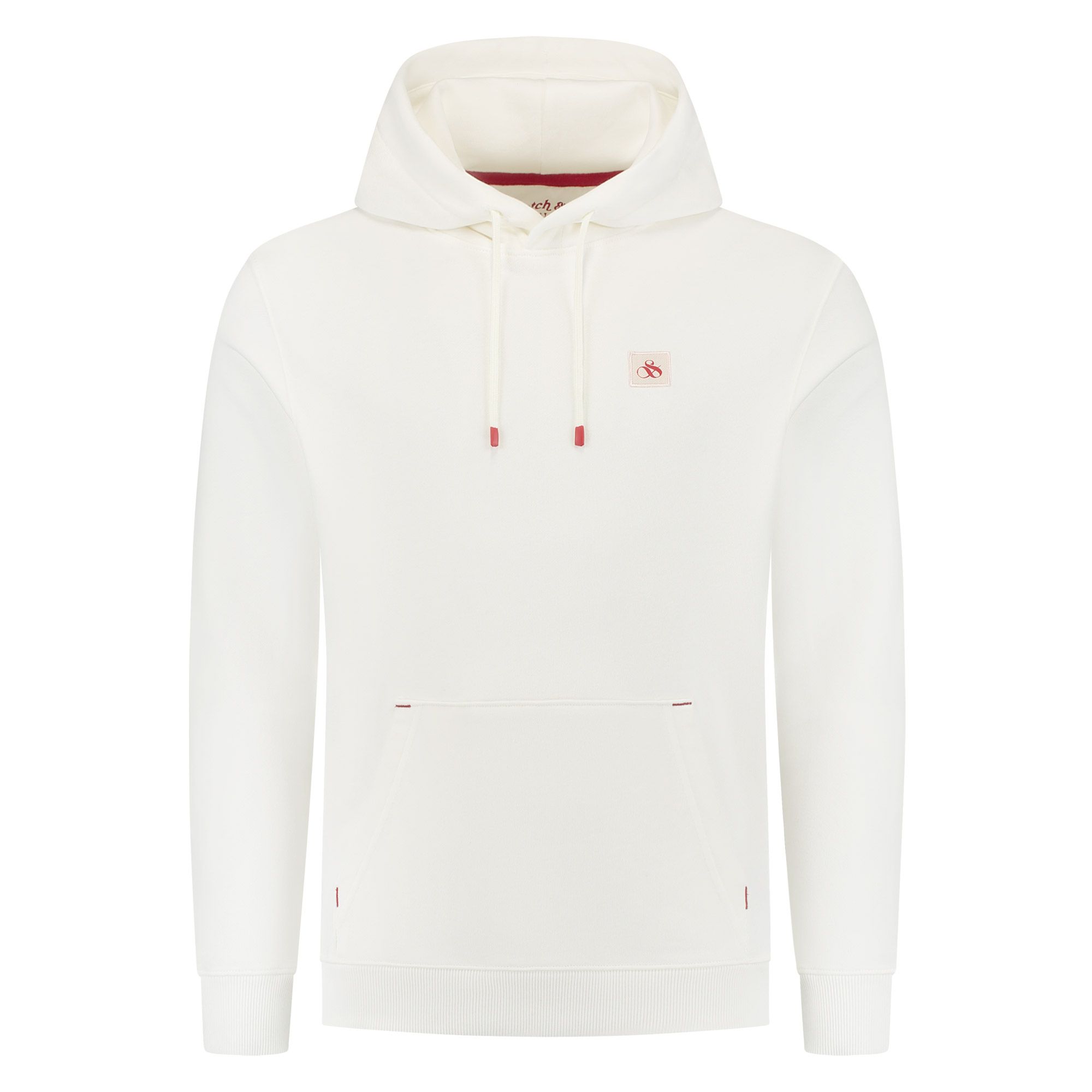 Scotch & Soda Essential Logo Badge Hoodie Heren
